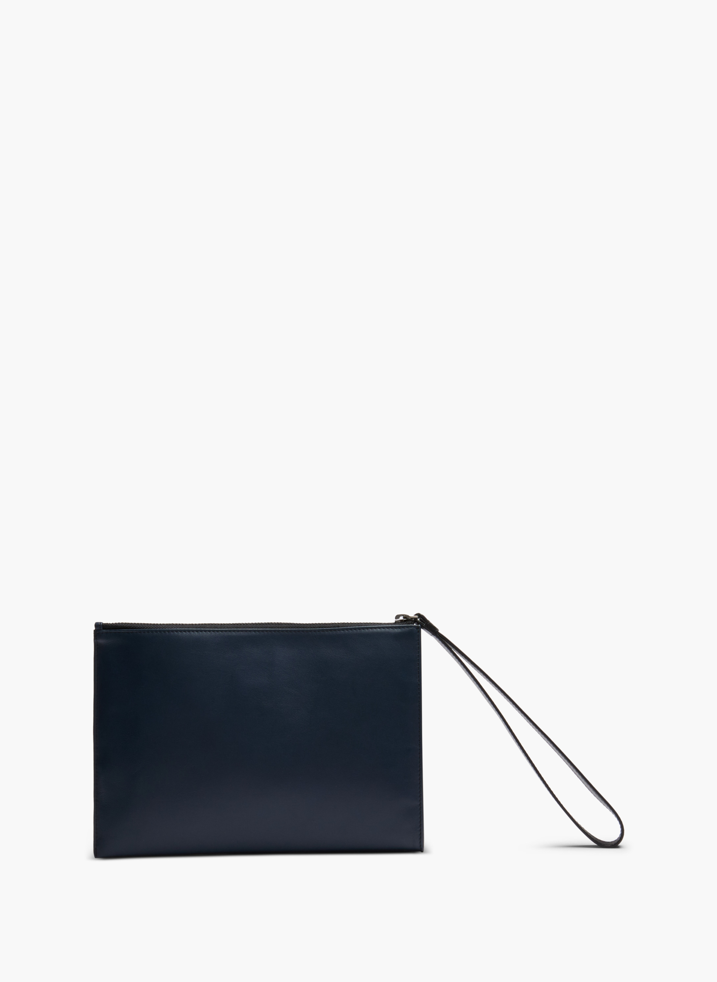 Pochette zippée léon de lancel en cuir LANCEL Bleu