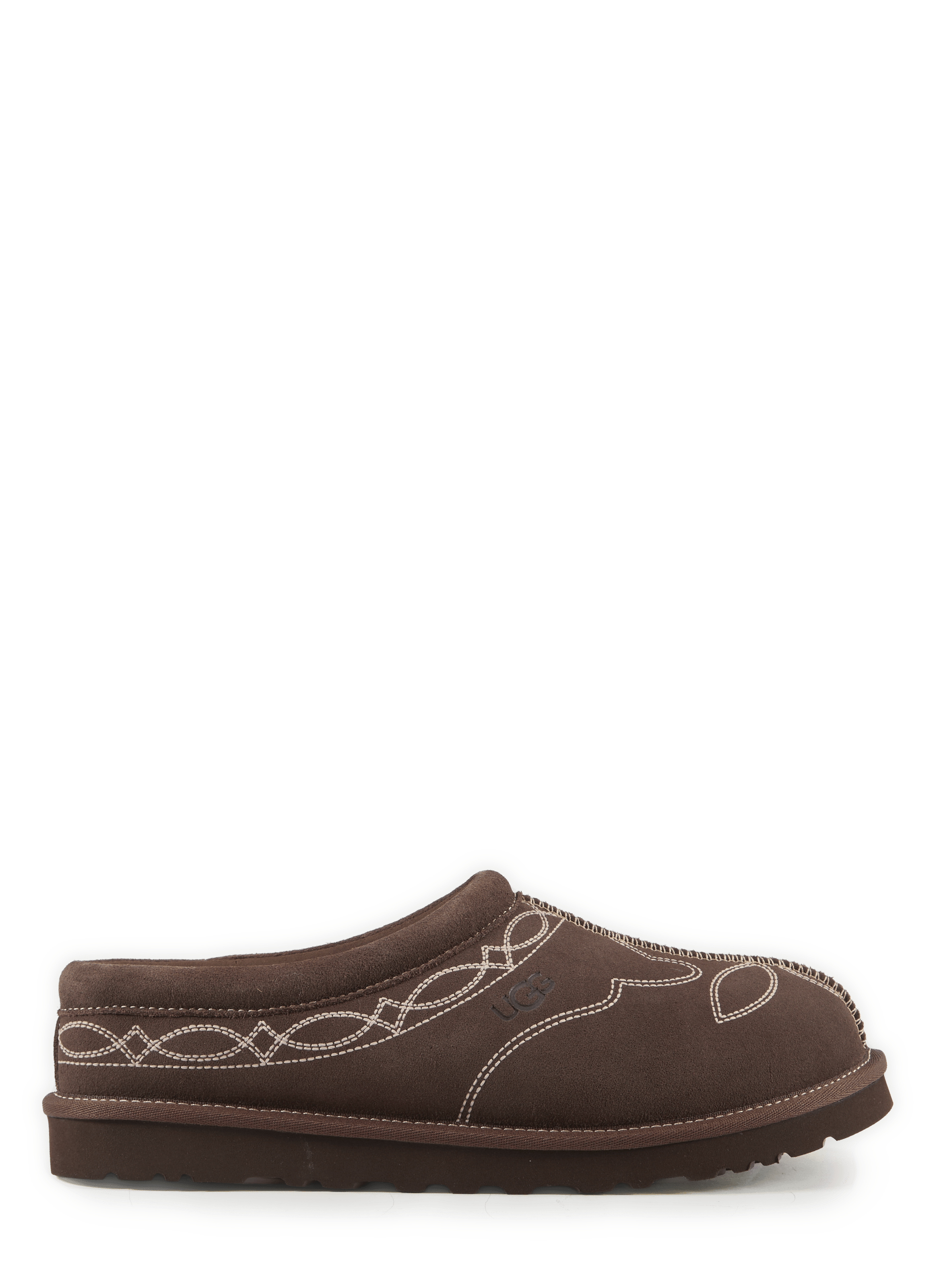 Tasman Western Leather Slippers UGG Brown