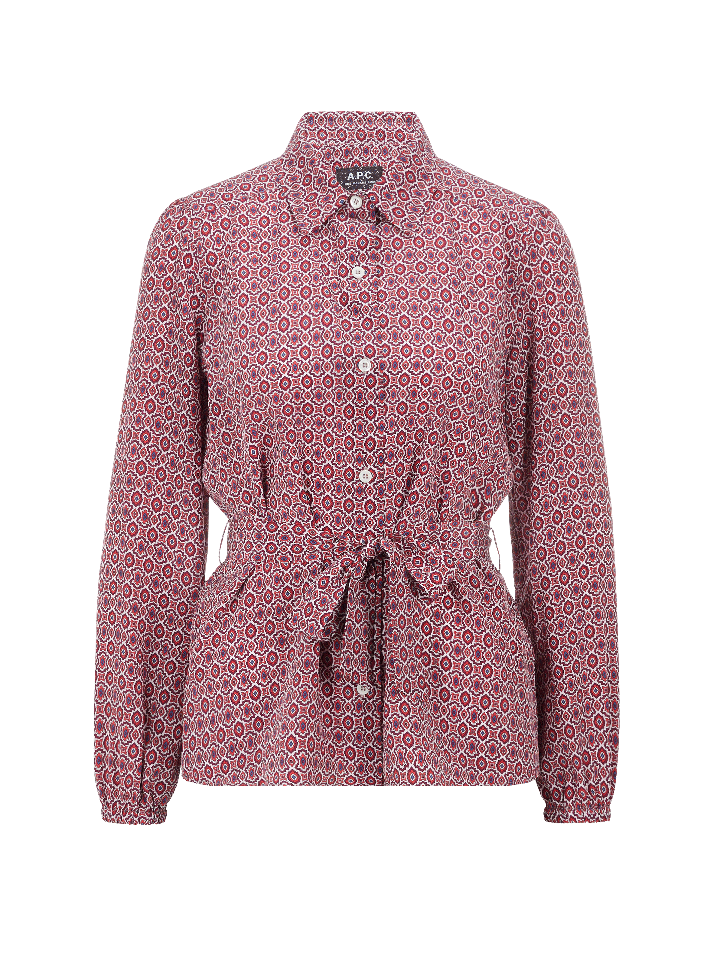 Chemisier Janice à imprimé en soie