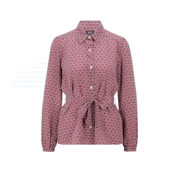 Chemisier Janice à imprimé en soie