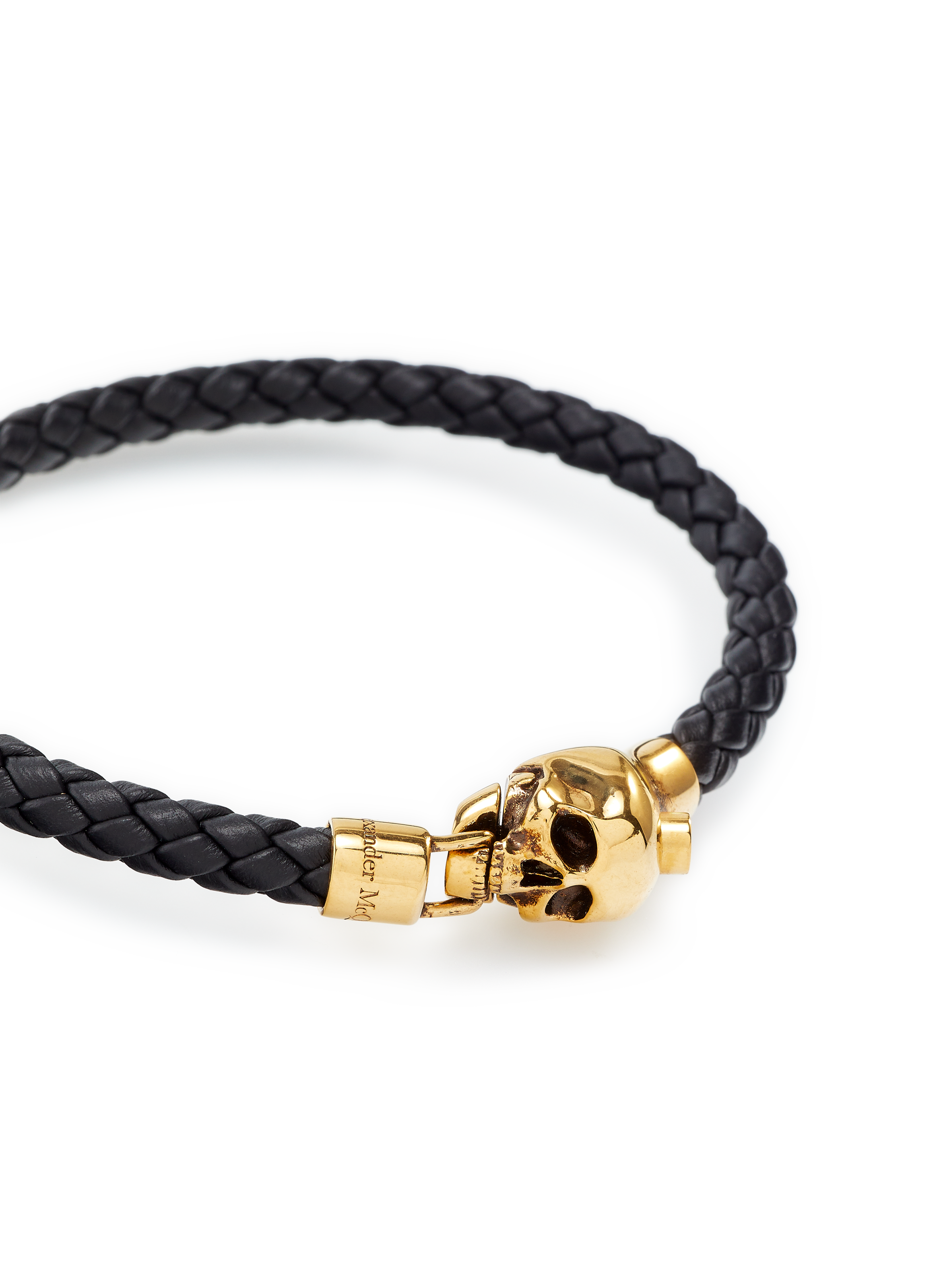 Bracelet tressé en cuir