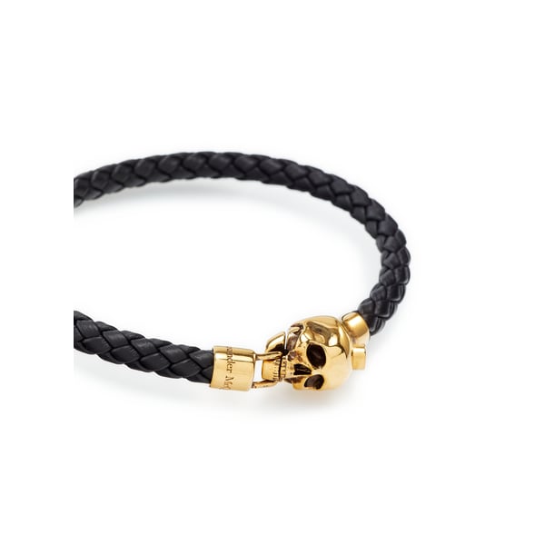 Bracelet tressé en cuir