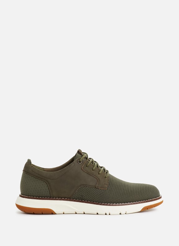 Echo II leather derby shoes Green by SCHMOOVE SCHMOOVE Echo II leather derby shoes Green
