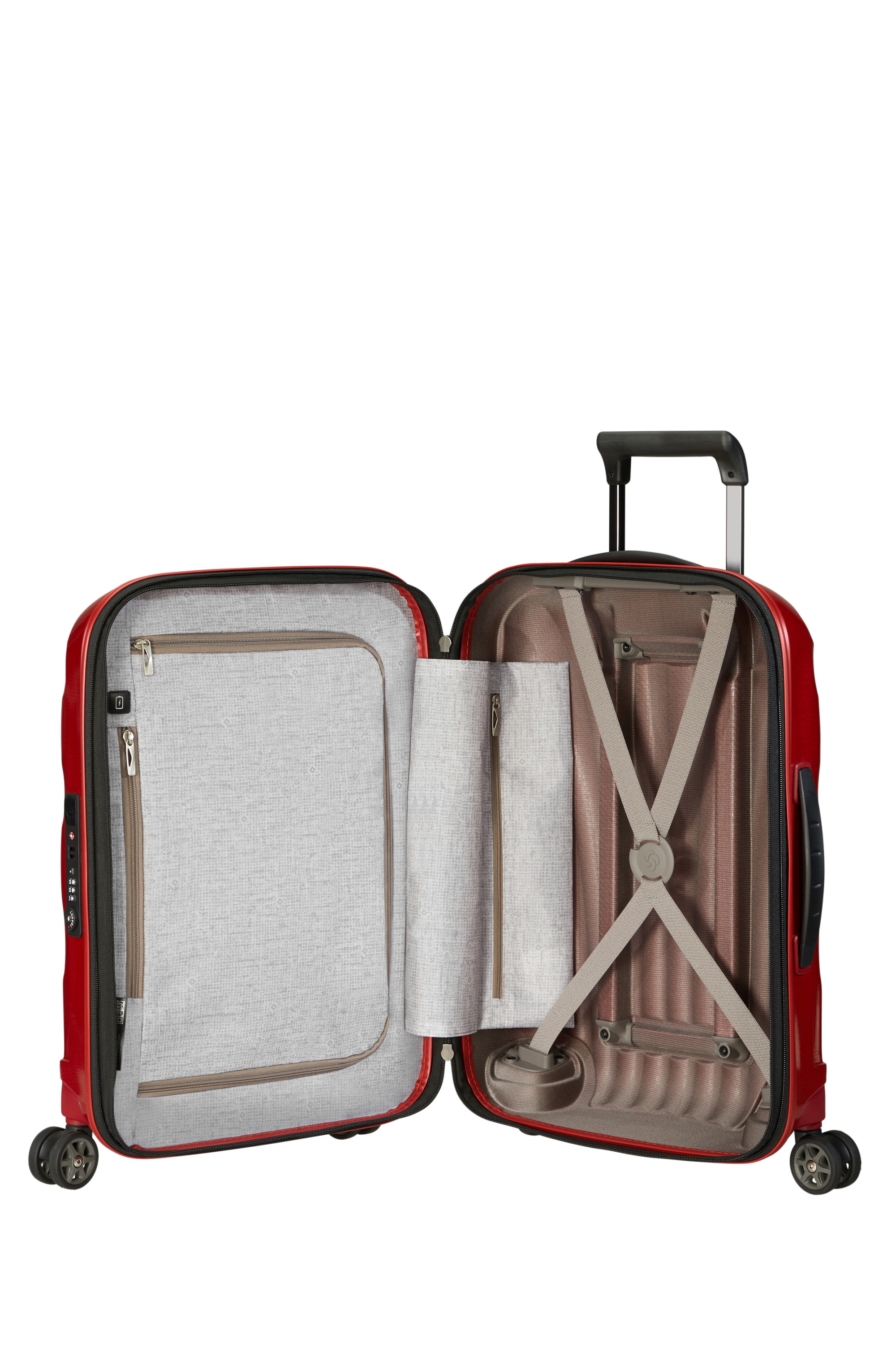 C-lite valise 4 roues taille s SAMSONITE Rouge