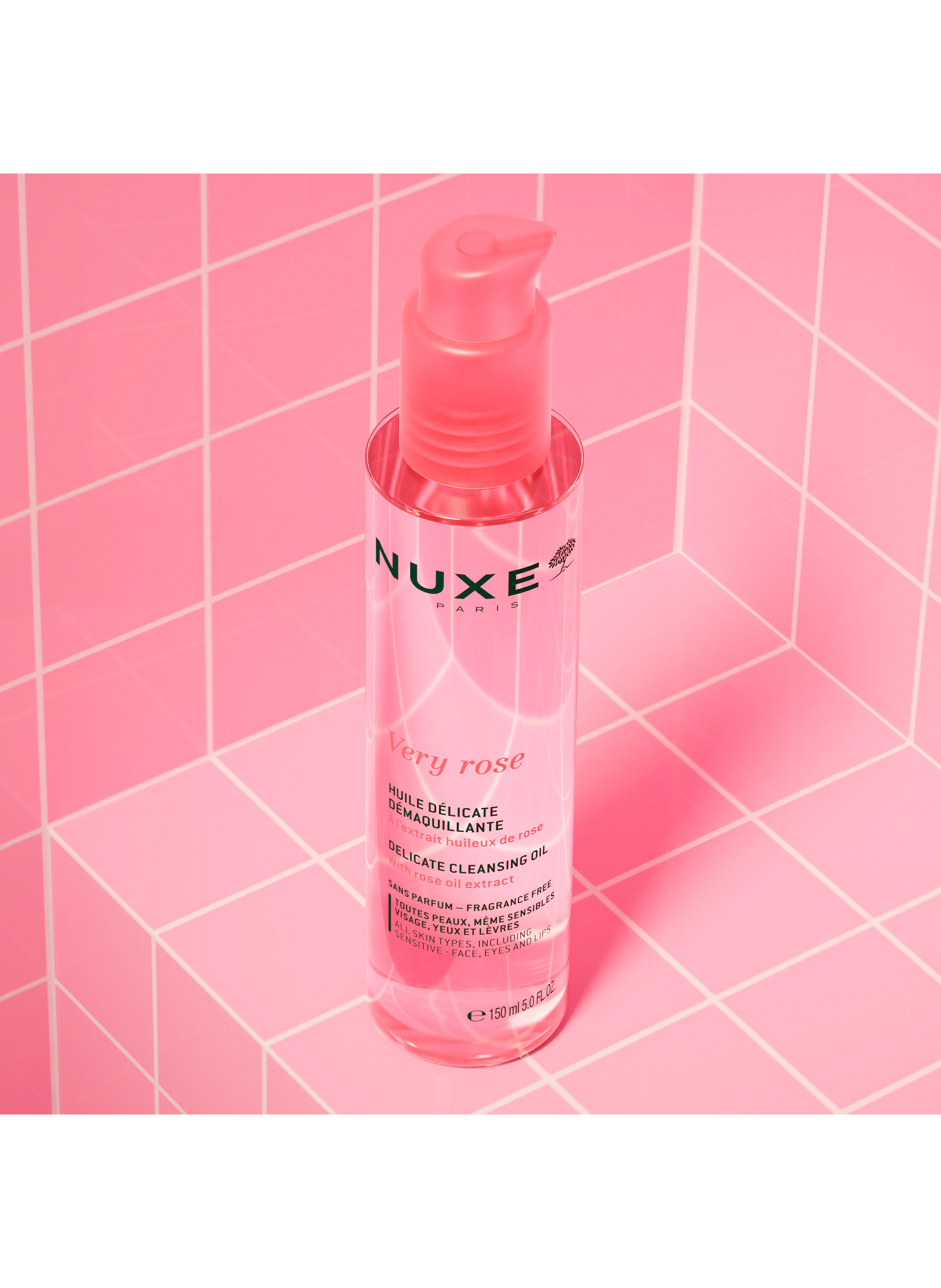 Very Rose Delicate Cleansing Oil NUXE No color