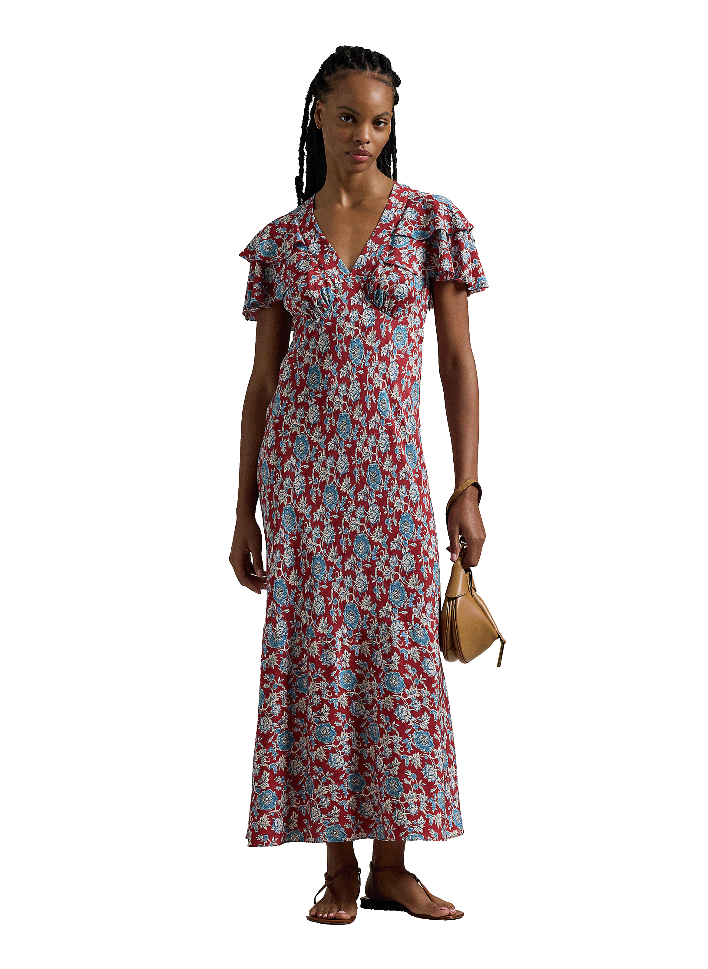 Long flowery dress POLO RALPH LAUREN Multicolour