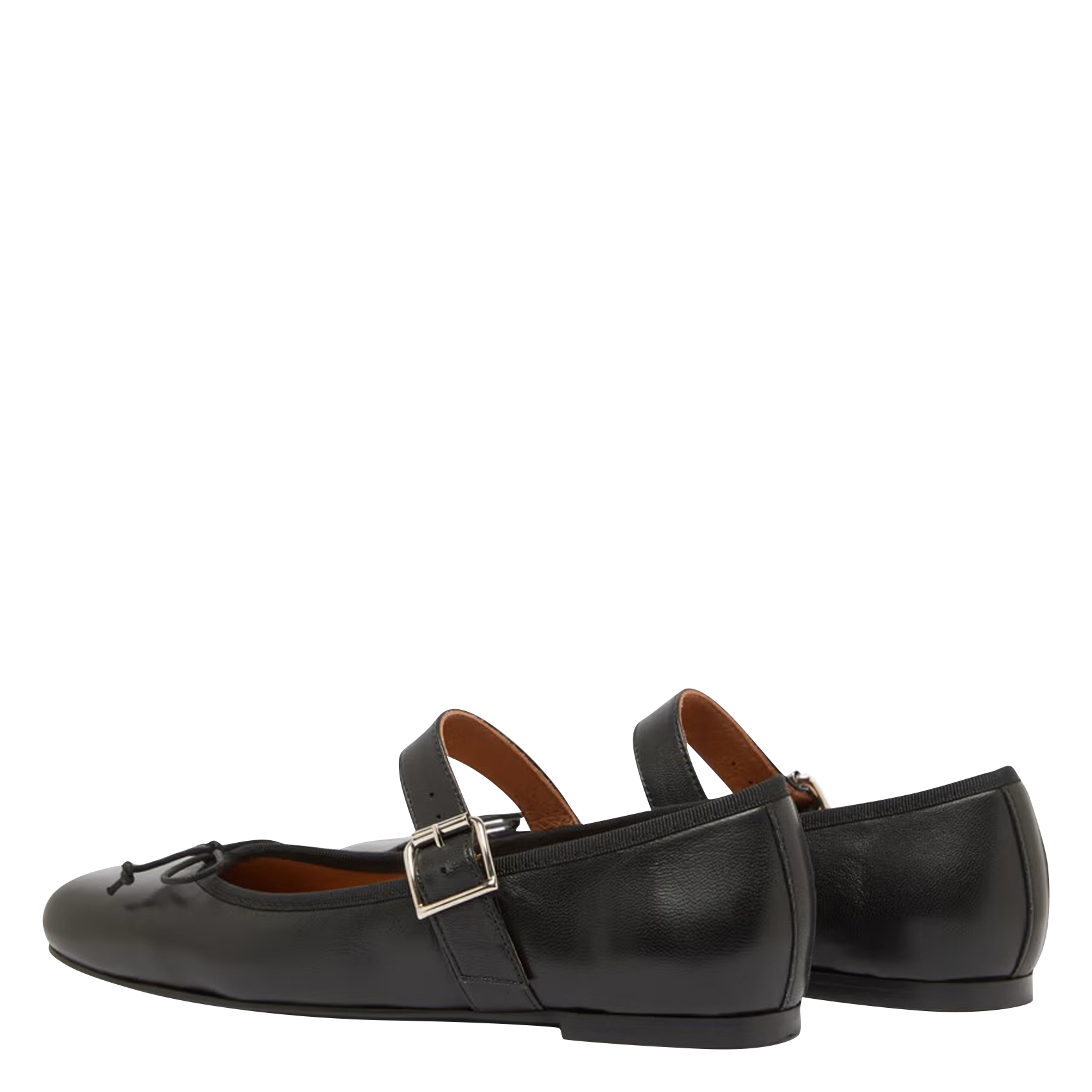 Ballerines en cuir dominante JONAK Noir