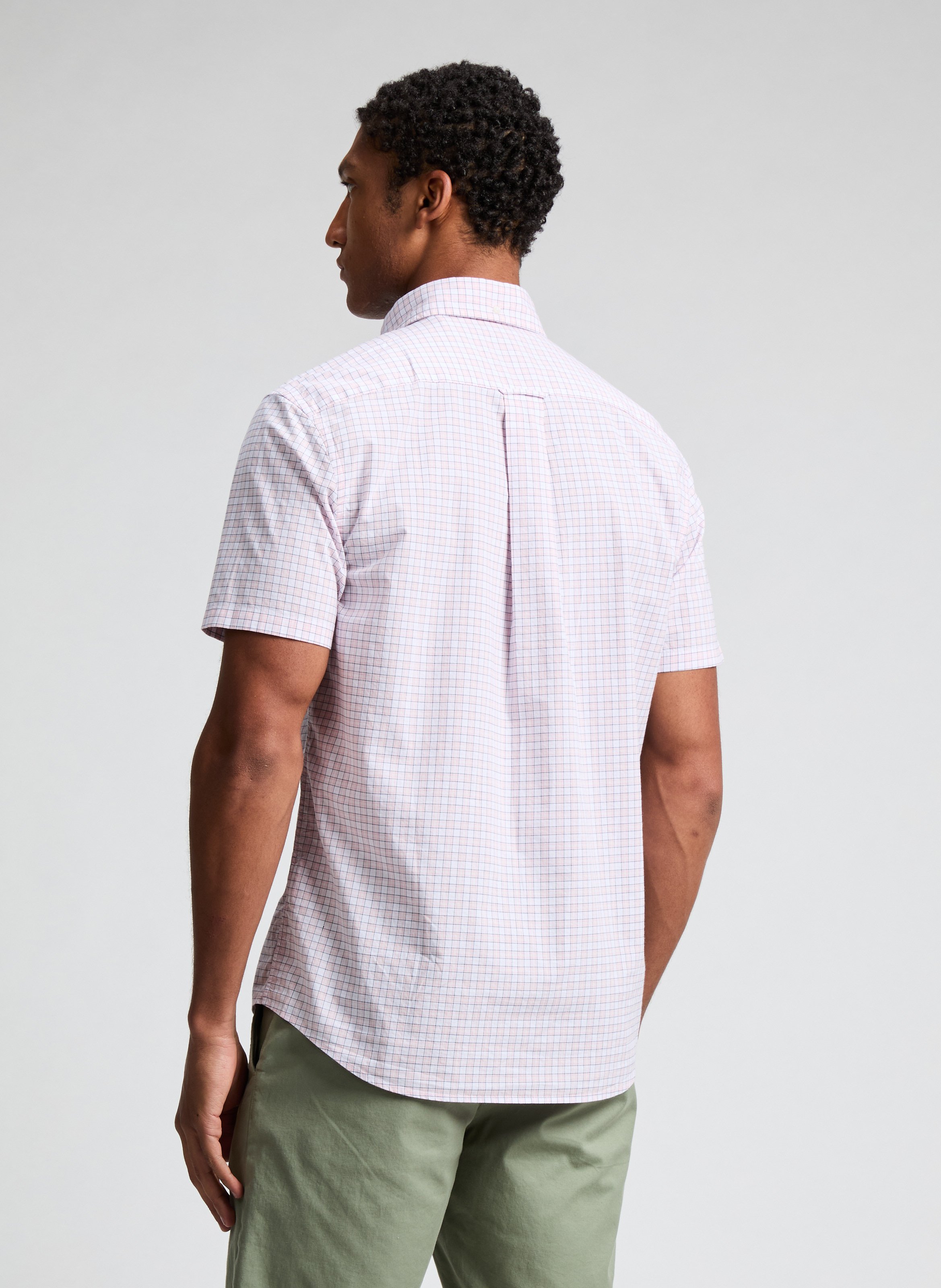 Chemise à carreaux  GANT Rose