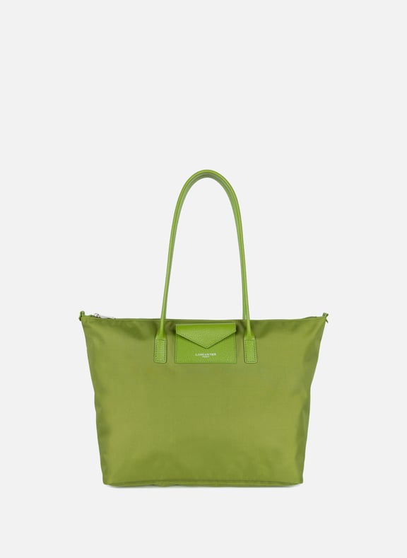 Large tote bag - Smart KBA Green by LANCASTER LANCASTER Large tote bag - Smart KBA Green