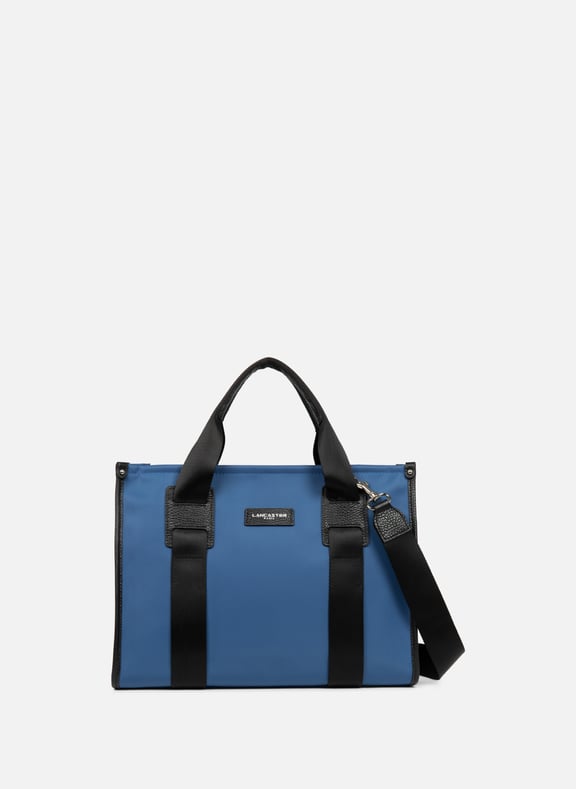 Sac cabas main - basic faculty Bleu by LANCASTER LANCASTER Sac cabas main - basic faculty Bleu
