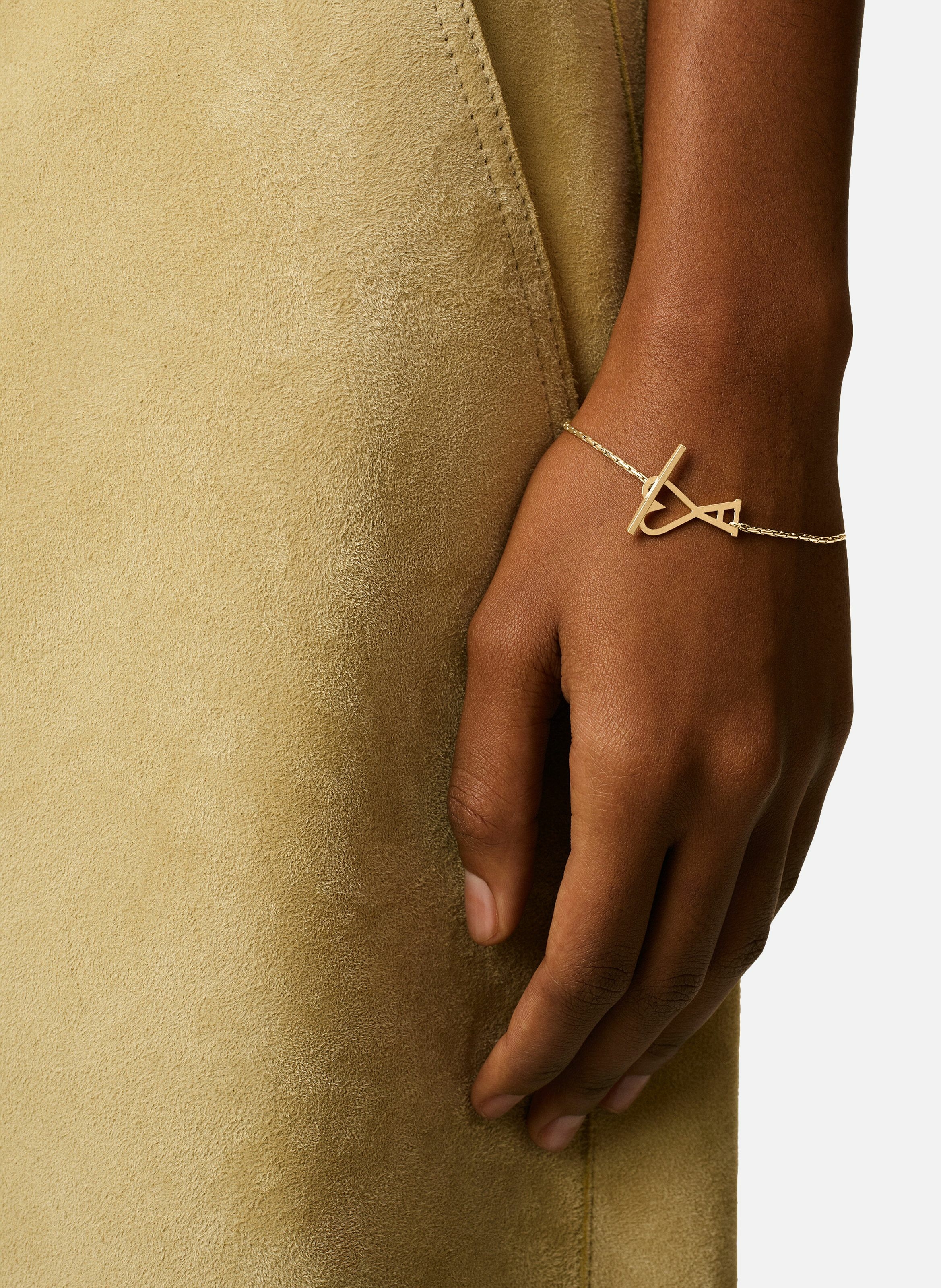 Bracelet chaîne ami de coeur unisexe AMI PARIS Doré