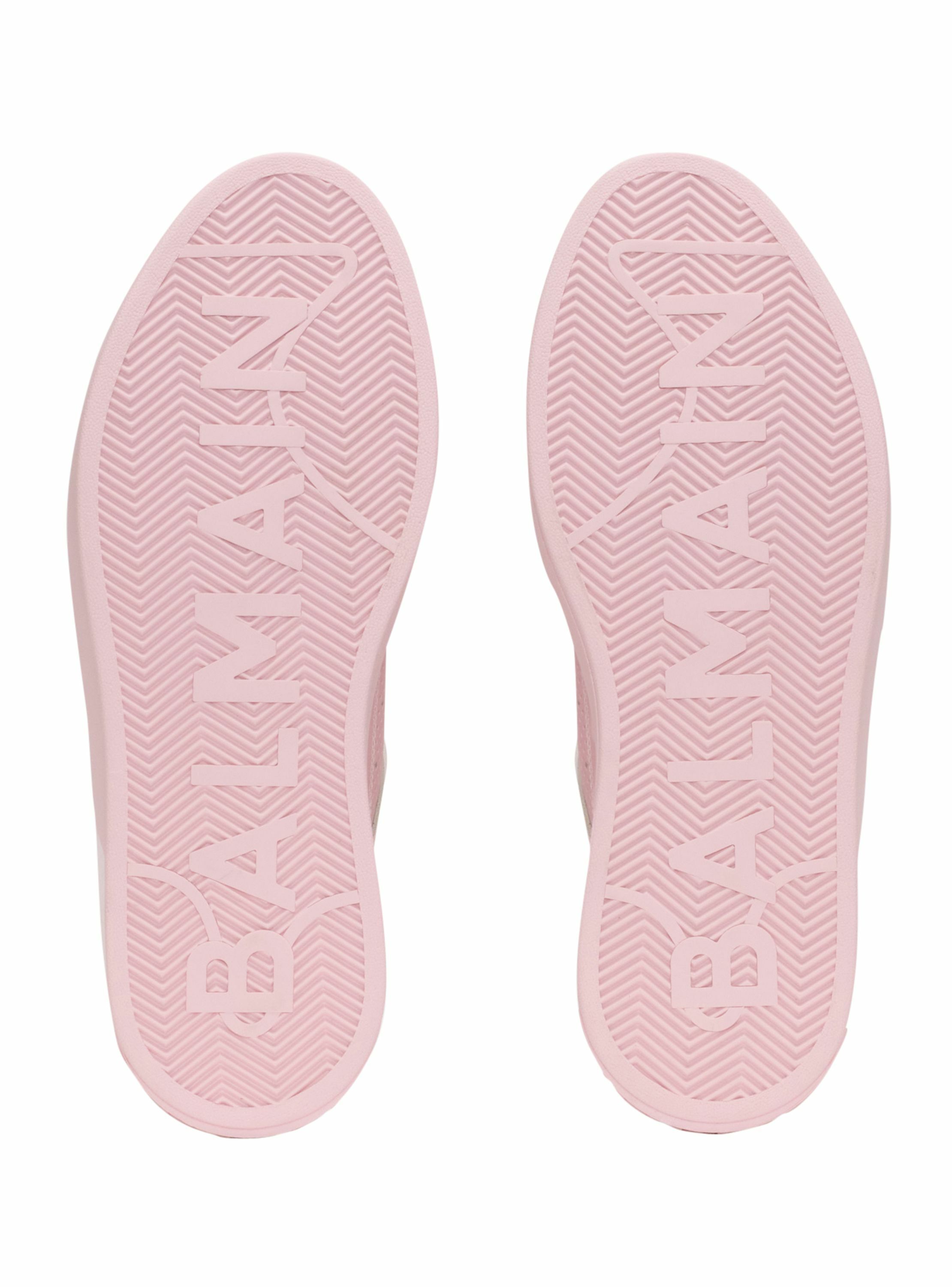 Baskets b-court flip en cuir BALMAIN Rose