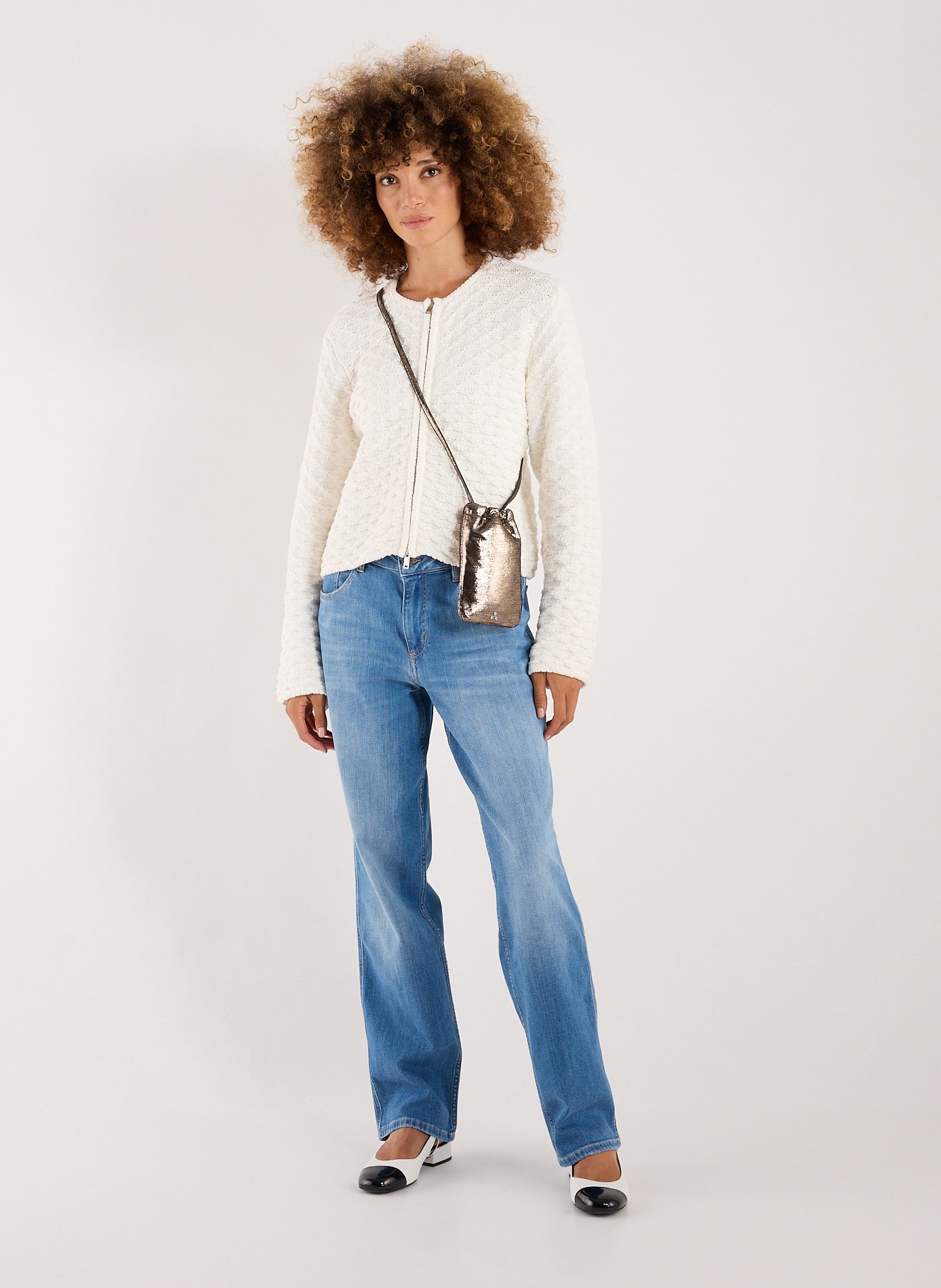  Pochette pour téléphone Gordi en cuir JÉRÔME DREYFUSS Doré