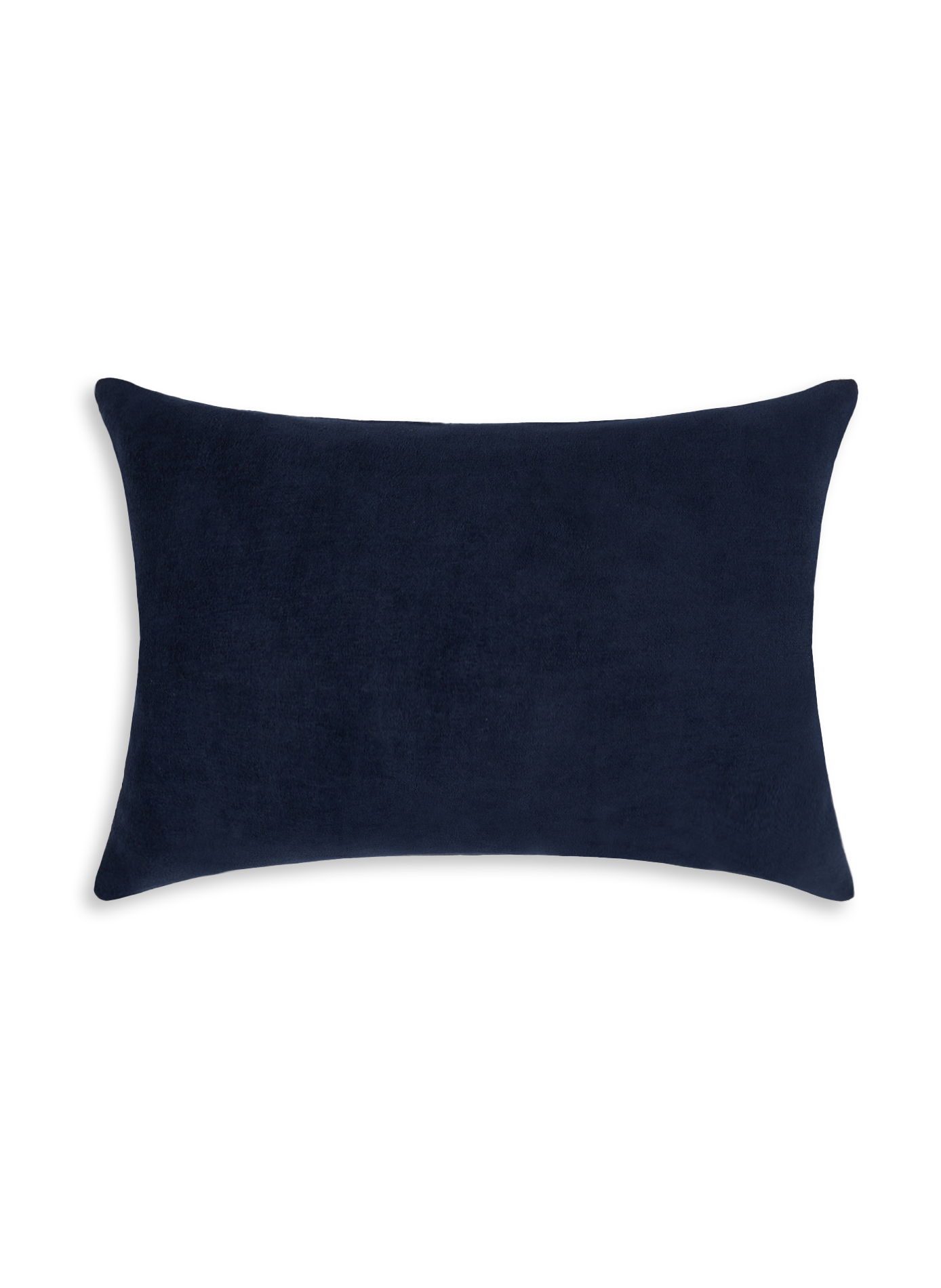 AU PRINTEMPS PARIS Housse de coussin en velours lisse Bleu