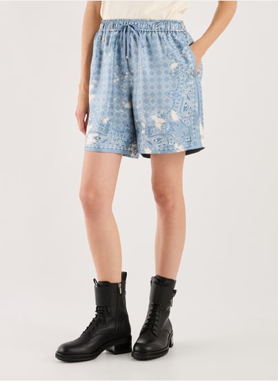 Printed silk Bermuda shorts AMIRI Printed silk Bermuda shorts AMIRI
