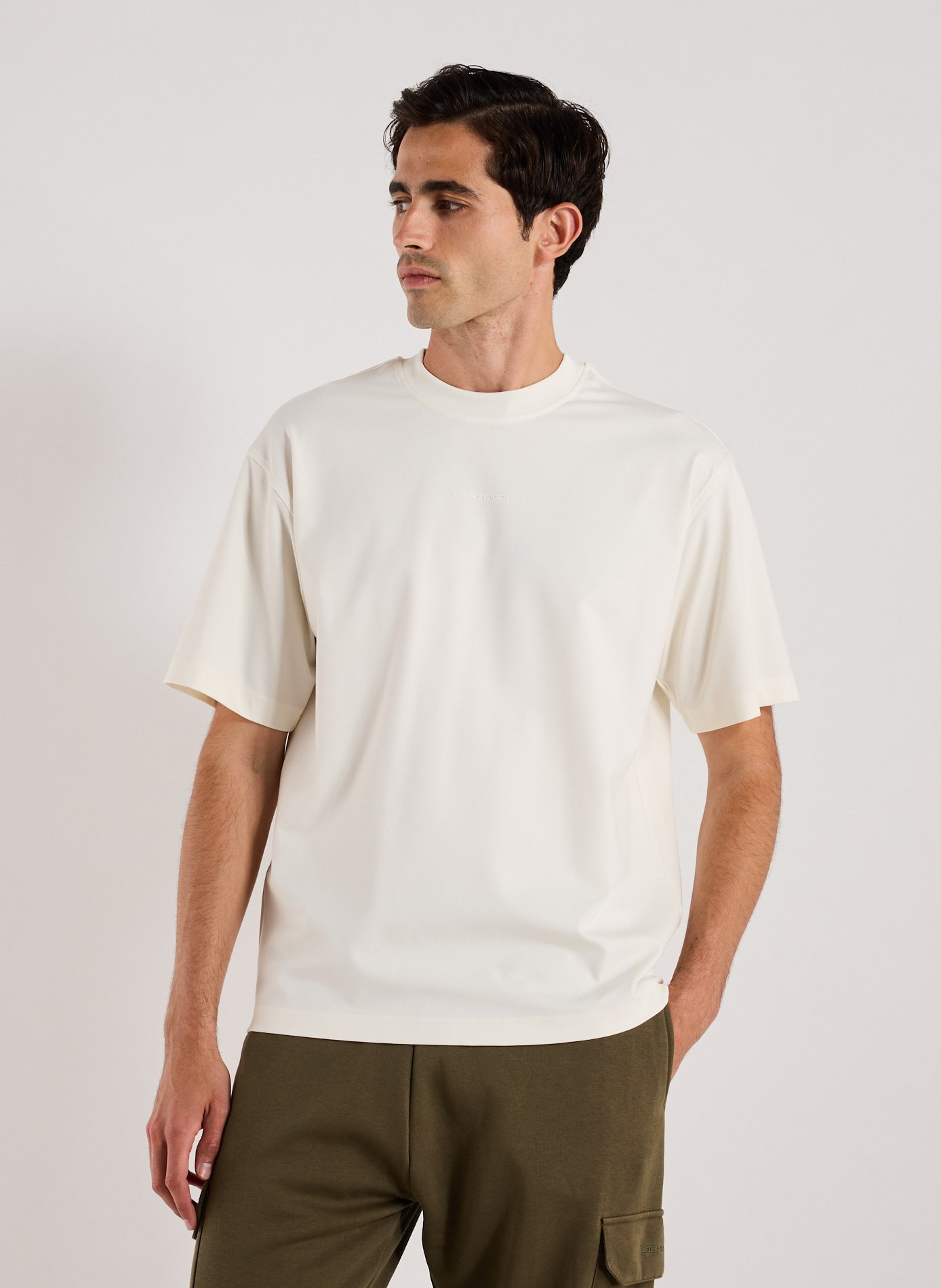 GERTRUDE ET GASTON Plain T-shirt White