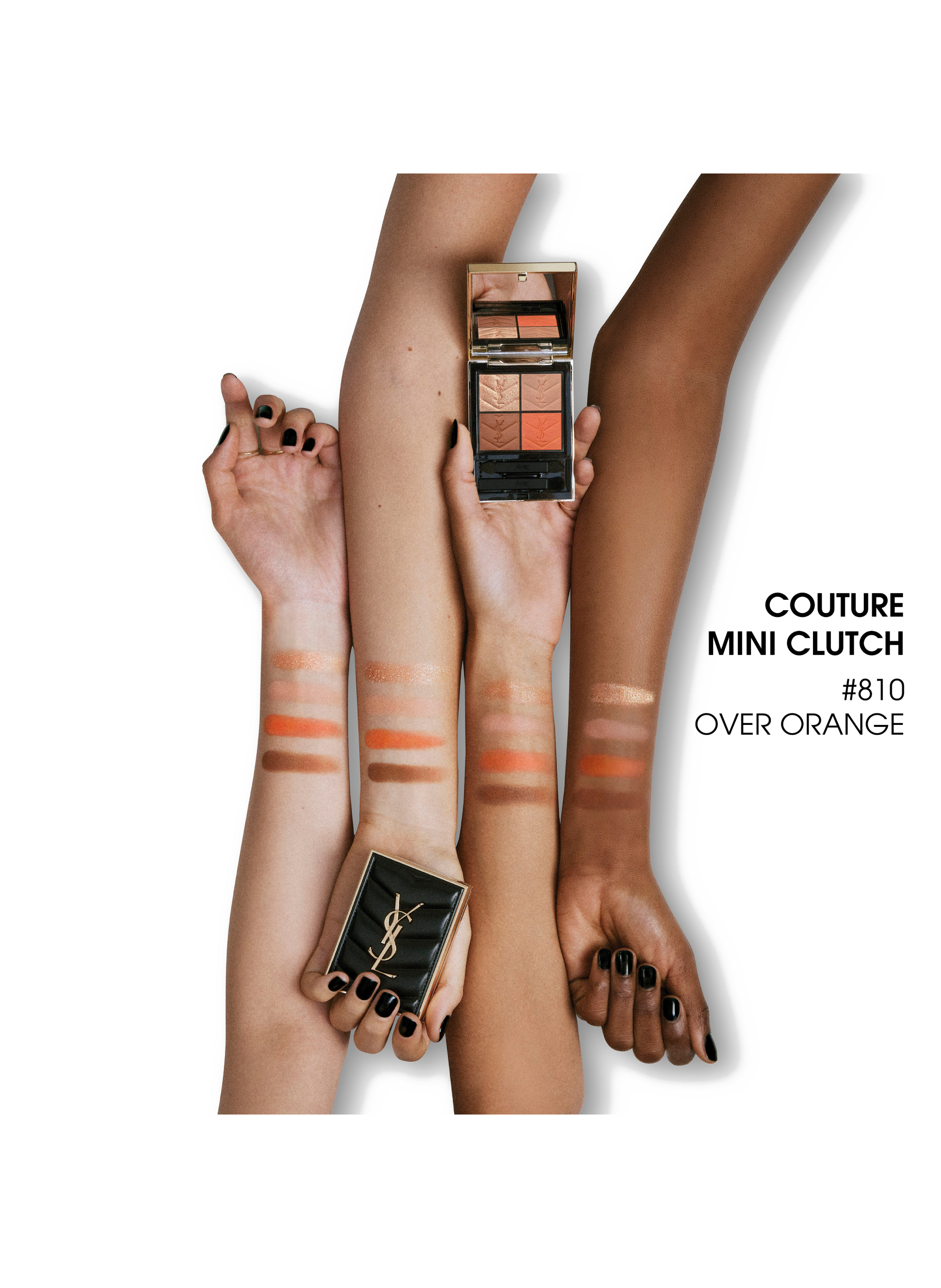 Mini Clutch Eyeshadow Palette - Intense Pigments - Long-lasting YVES SAINT LAURENT 810 over orange
