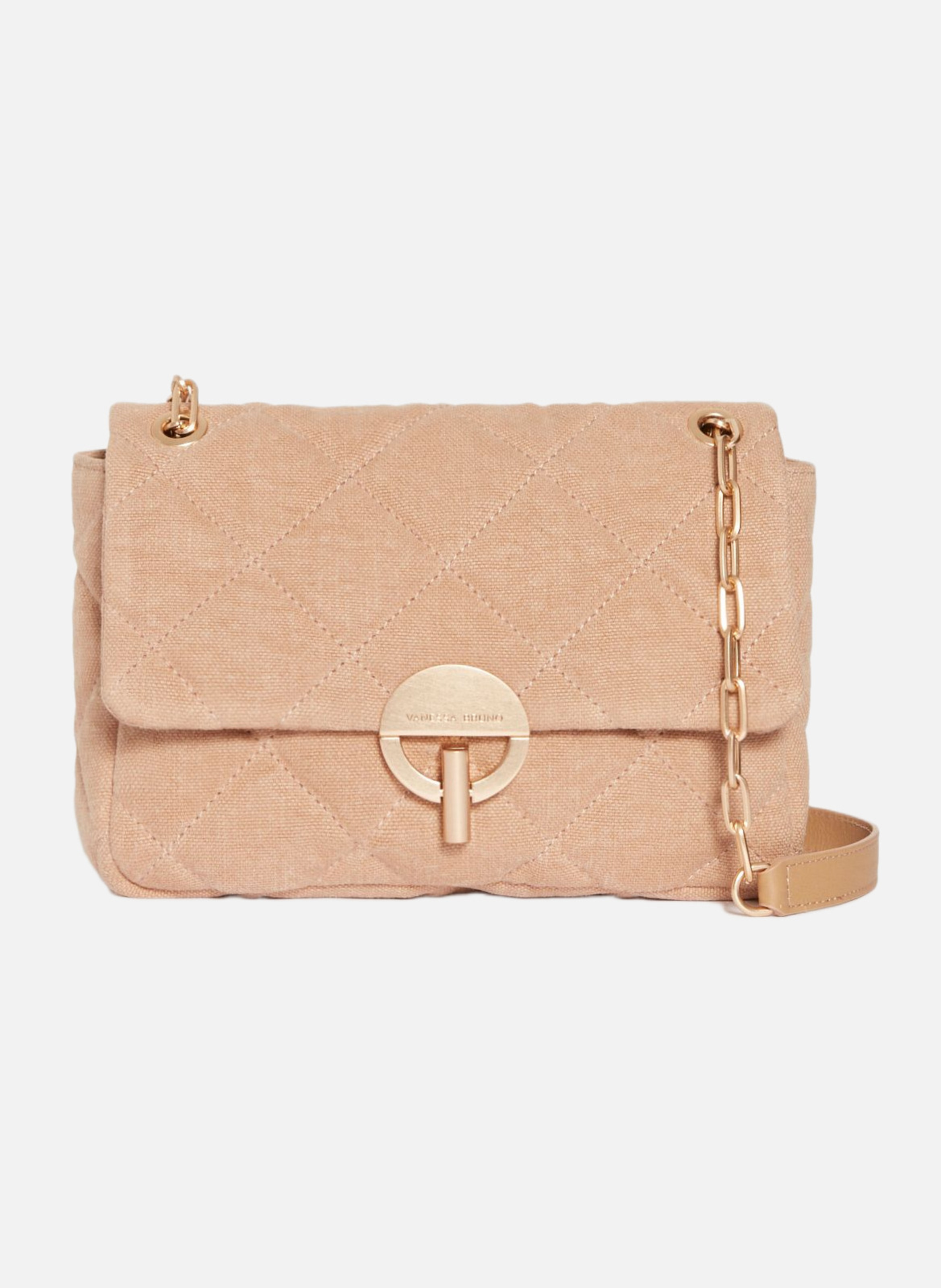Grand sac moon en lin VANESSA BRUNO Beige