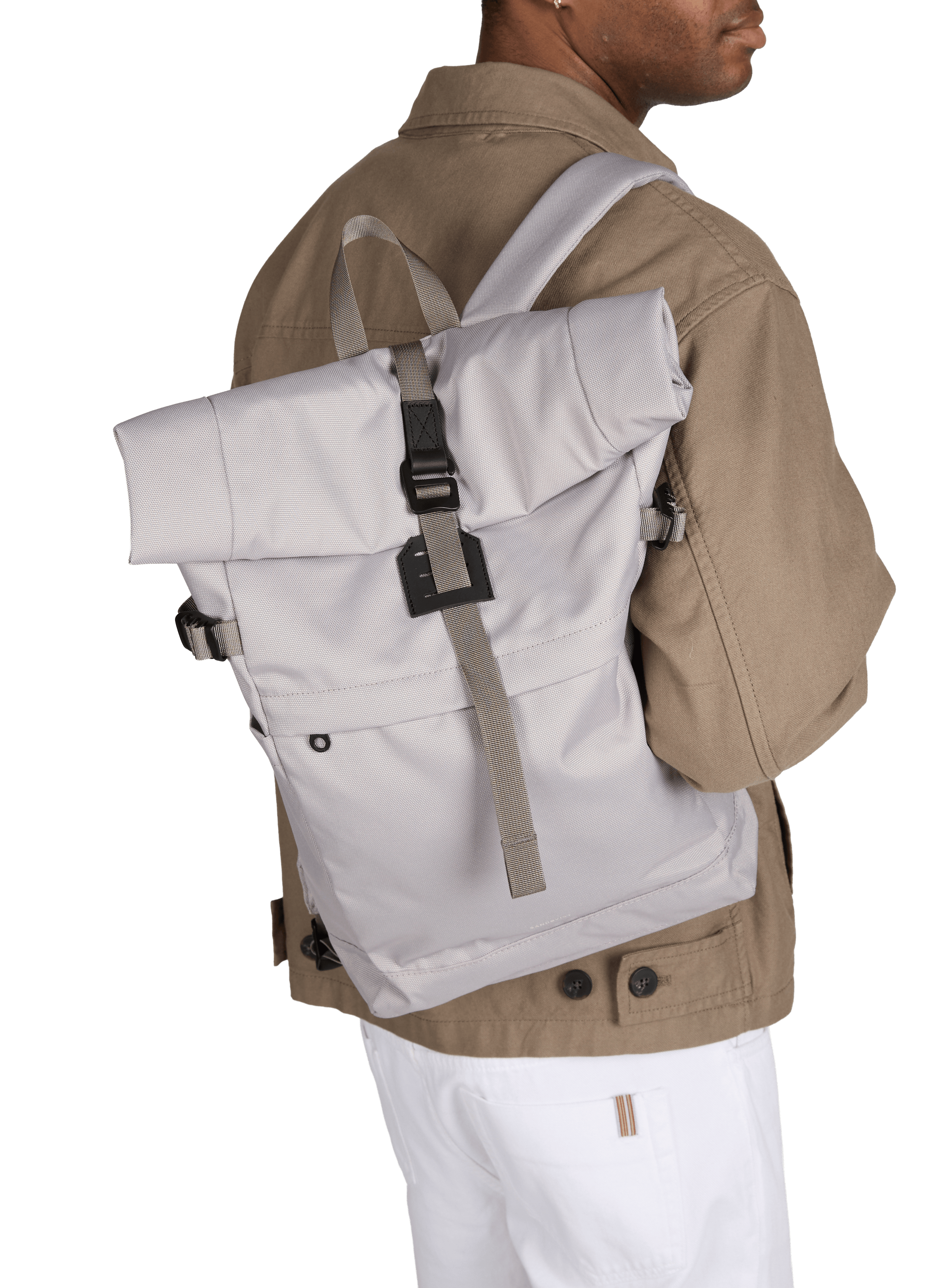 Sac à dos Icon Rolltop M SANDQVIST Gris