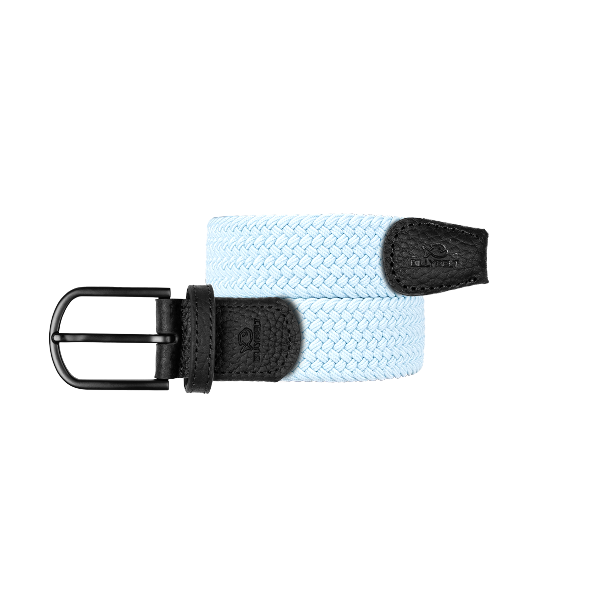 Ceinture tressée élastique unie BILLYBELT Bleu