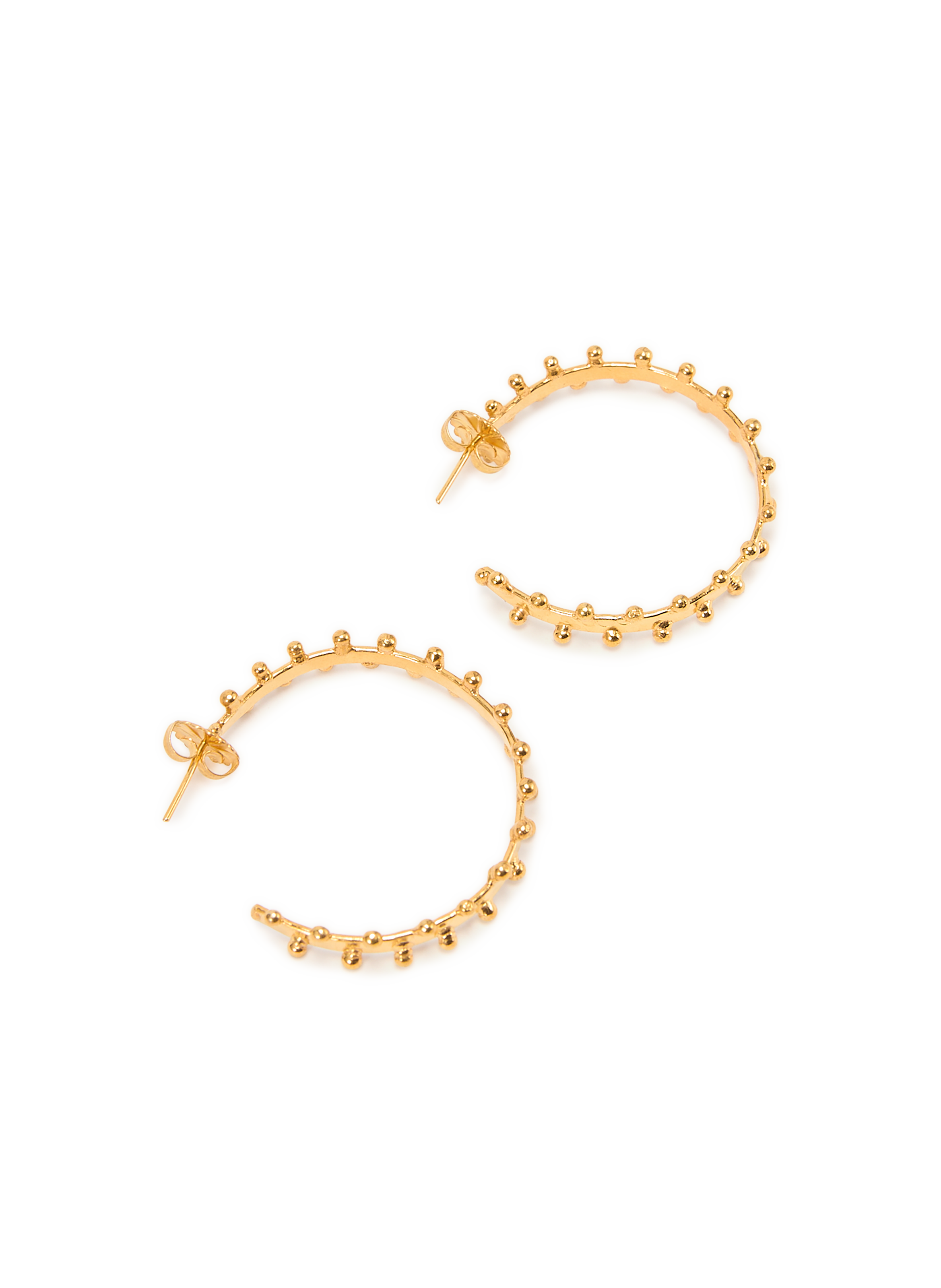 Créoles Gipsy en laiton SYLVIA TOLEDANO Doré