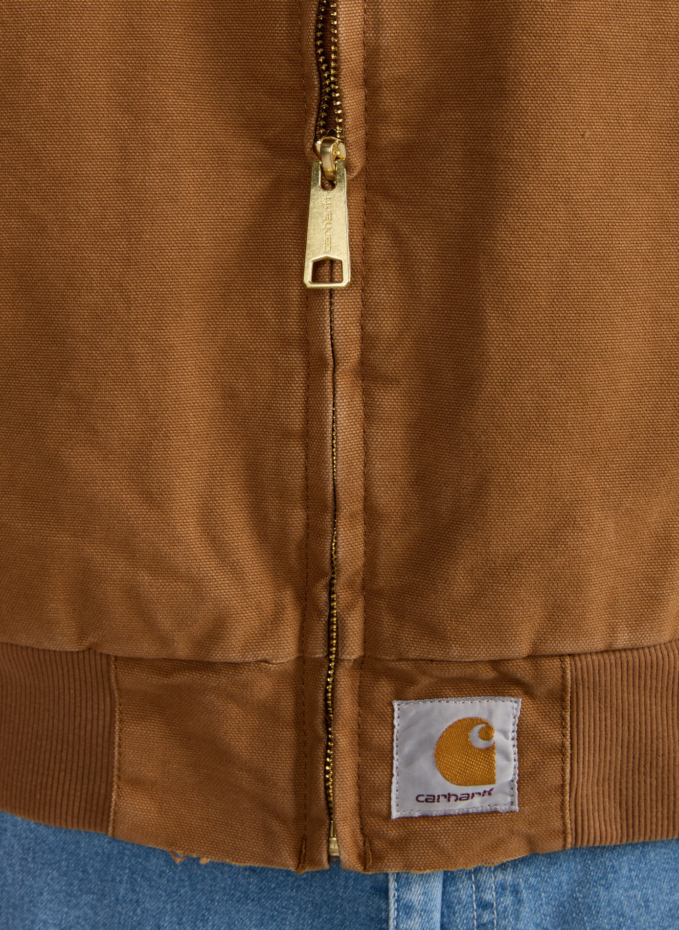 Straight OG Santa Fe cotton jacket CARHARTT WIP Brown