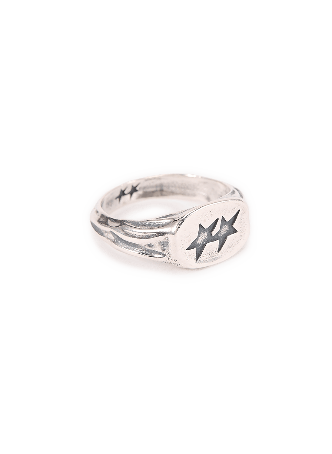 Bague Superstar Signet TWO JEYS Argent