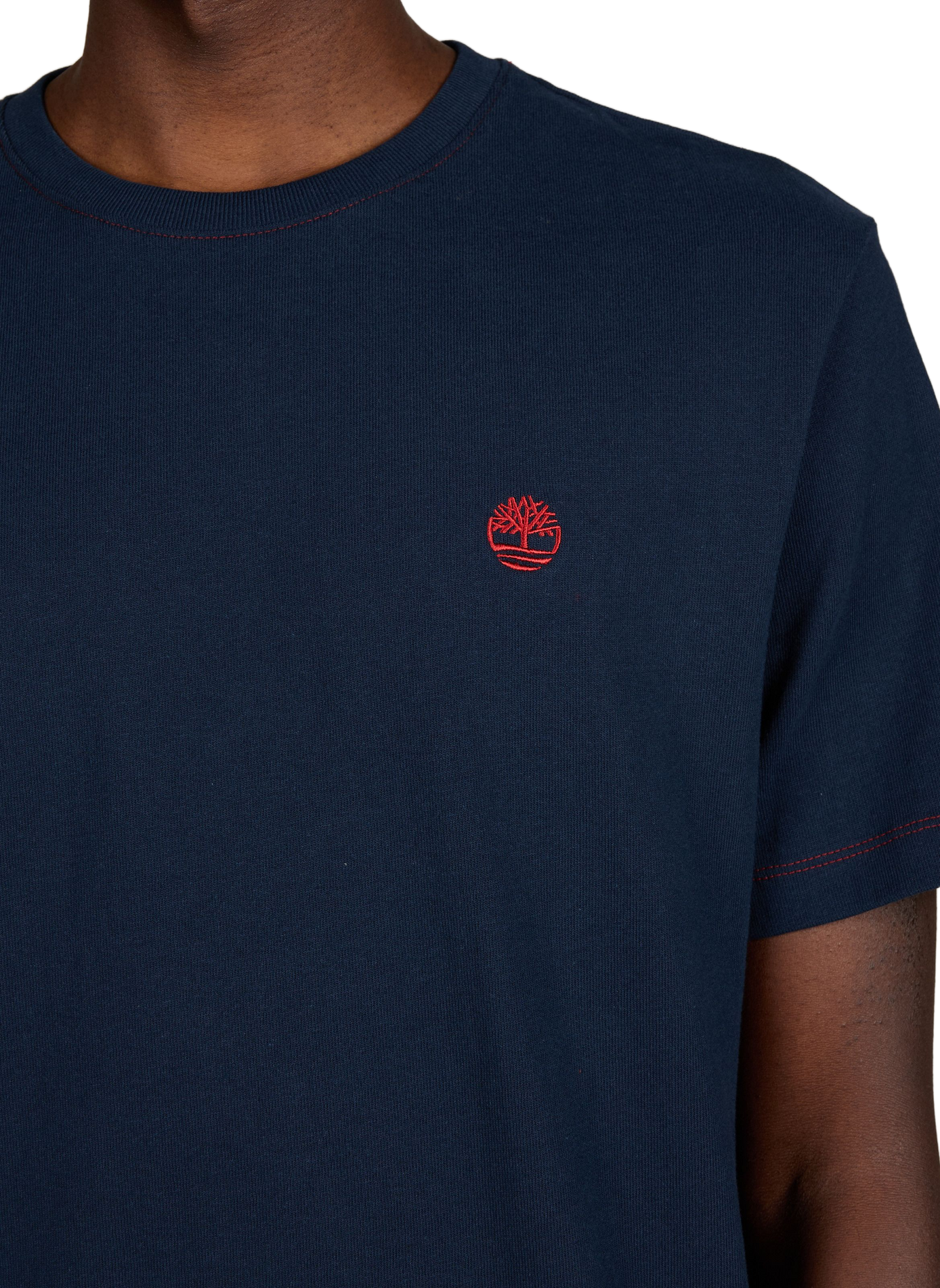 T-shirt à imprimé en coton TIMBERLAND Bleu