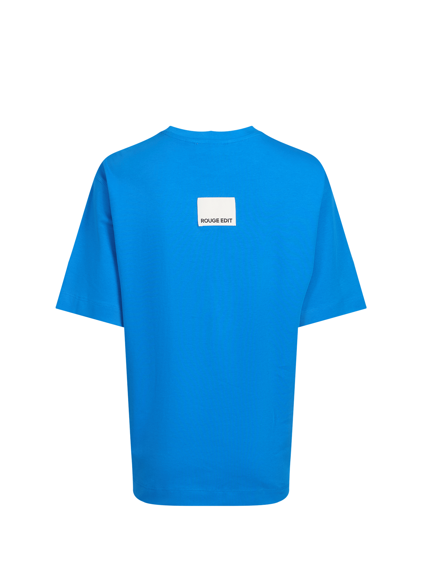 T-shirt Rounimia en coton ROUGE EDIT Bleu