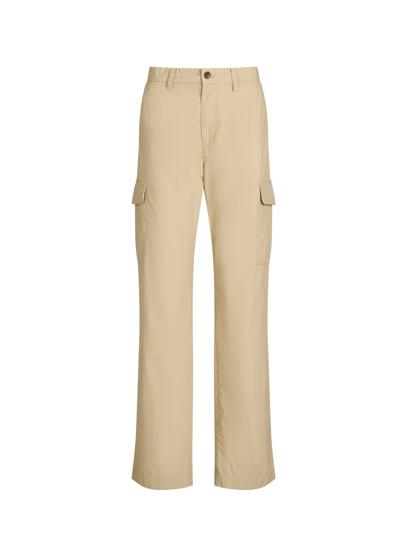 Pantalon droit cargo en coton léger GANT Beige