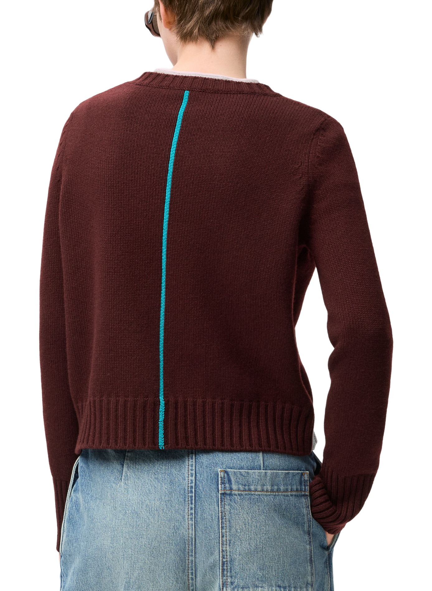 Straight cashmere sweater LOEWE Red