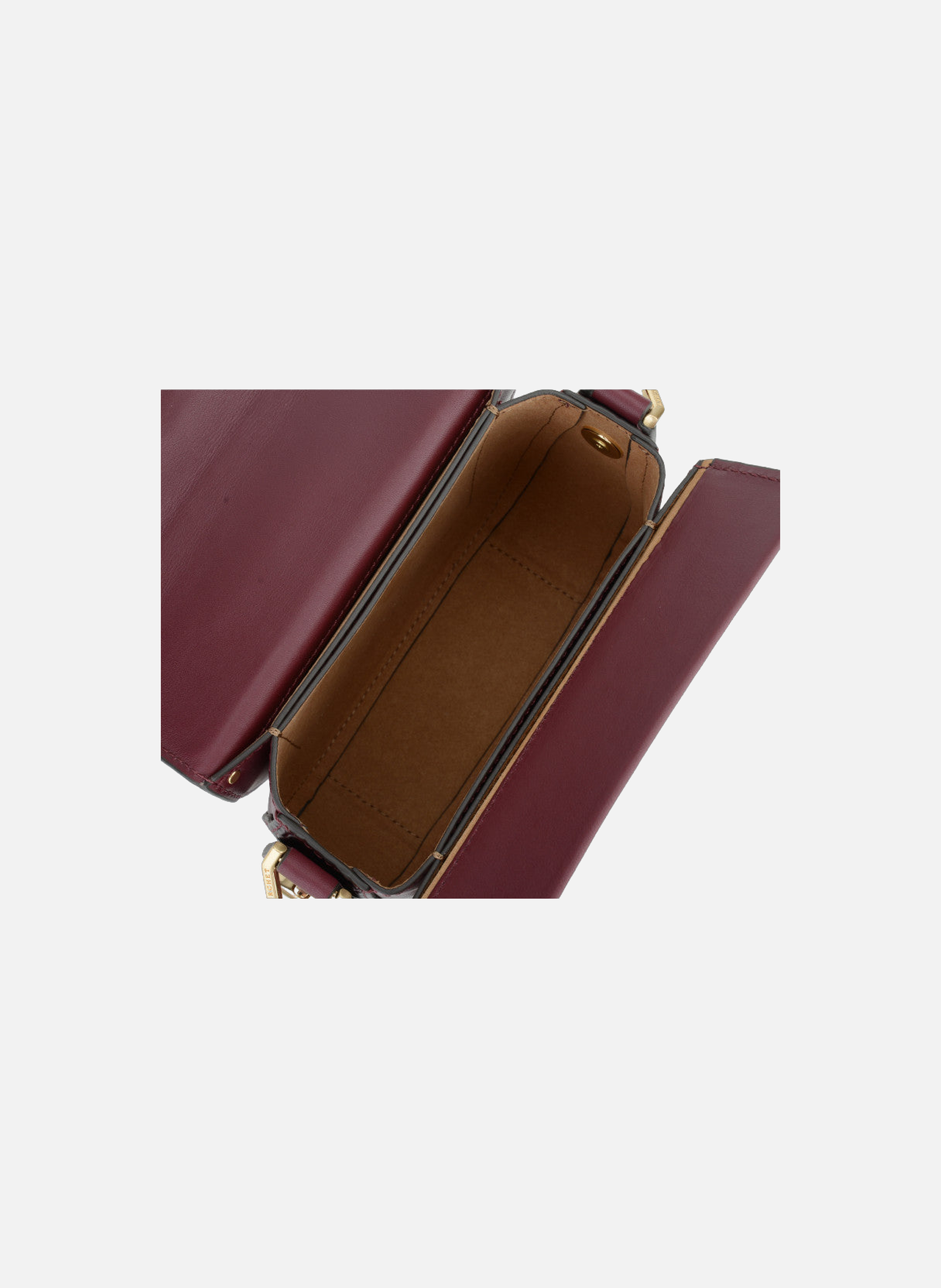Sèvres | sac à main gm en cuir de vachette POURCHET Rouge