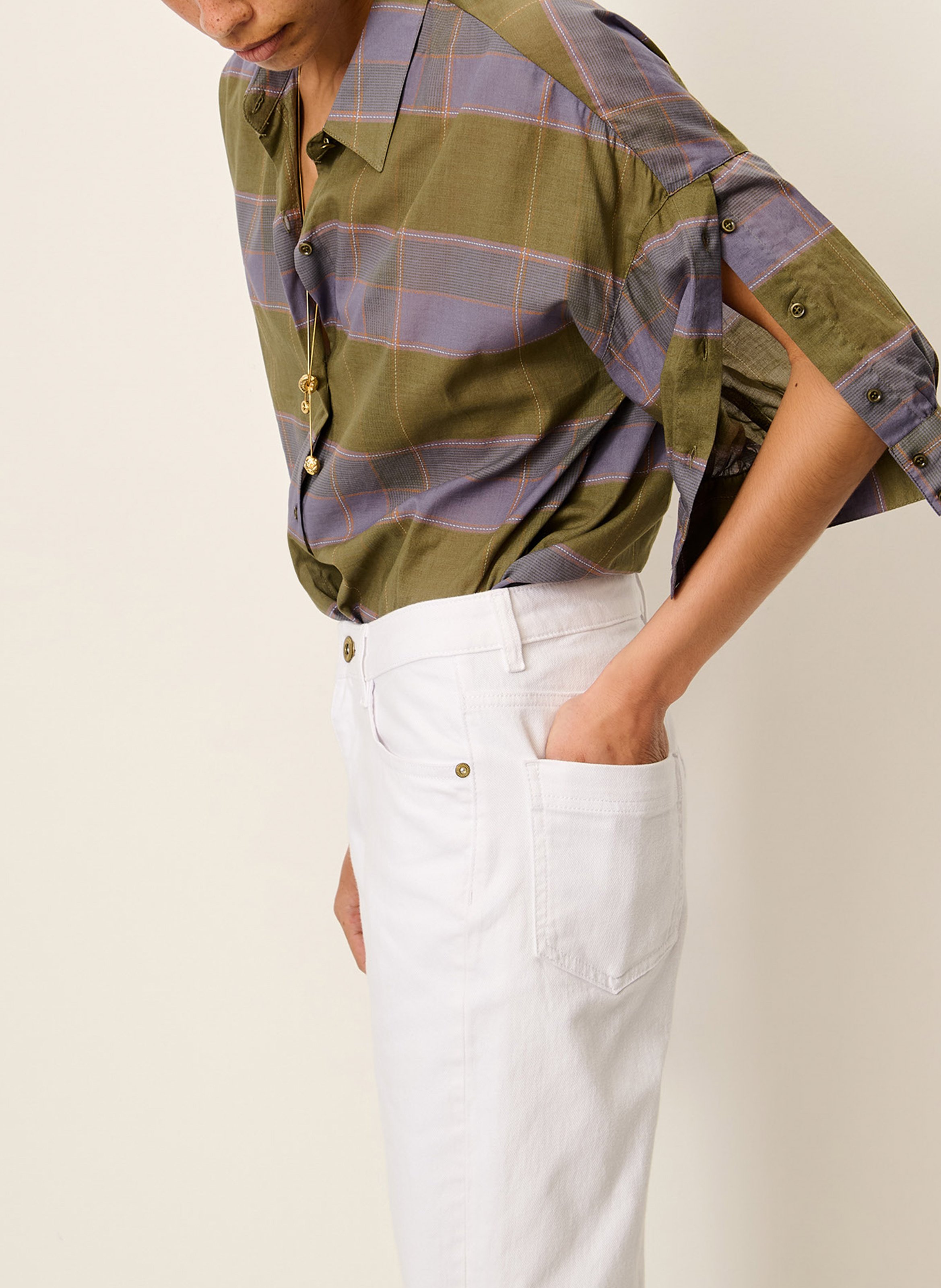 Chemise col classique en coton valea | Multicolore SESSUN Femme
