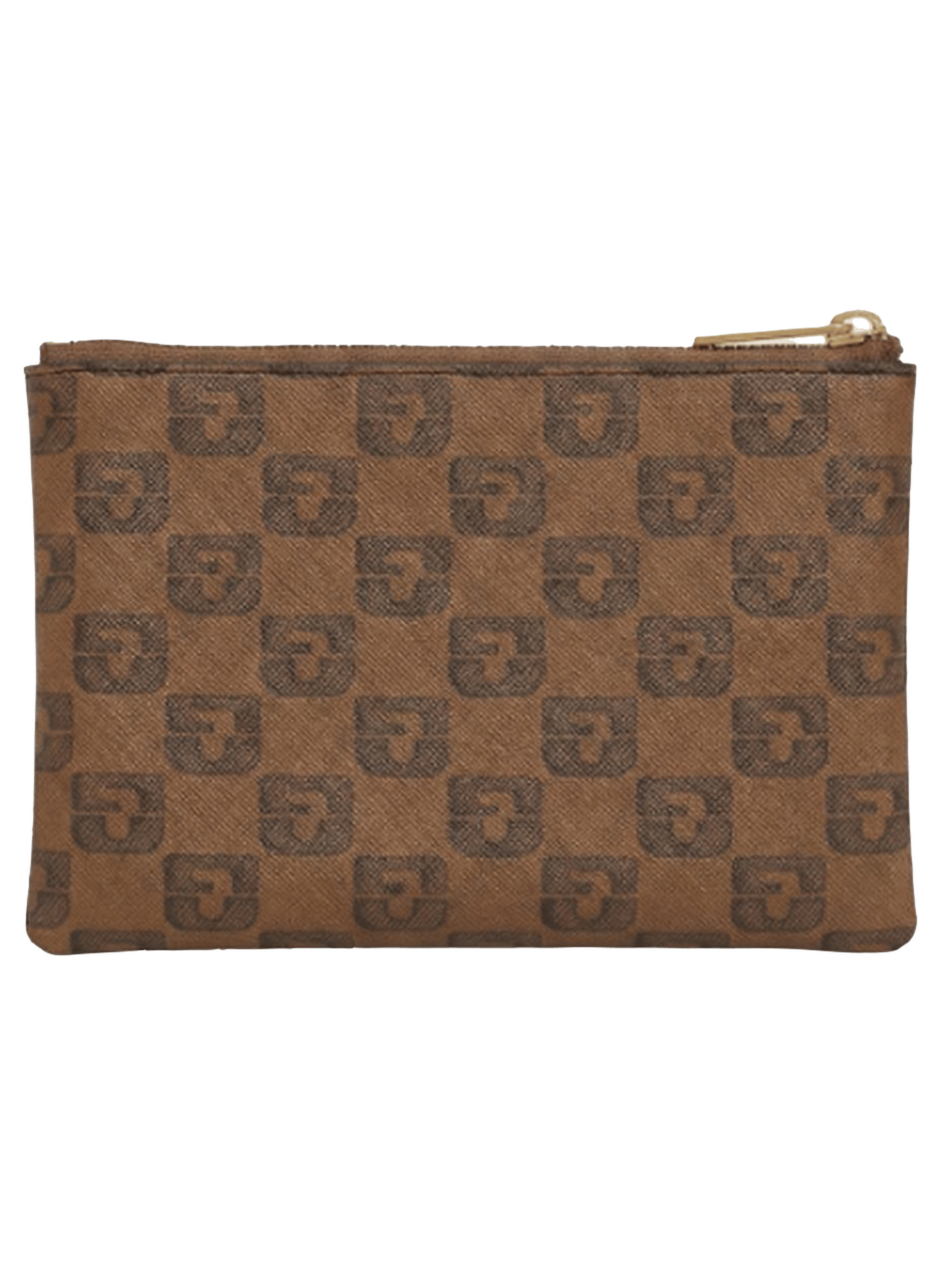Trousse en toile enduite monogrammée – pochette | Marron GERARD DAREL Femme