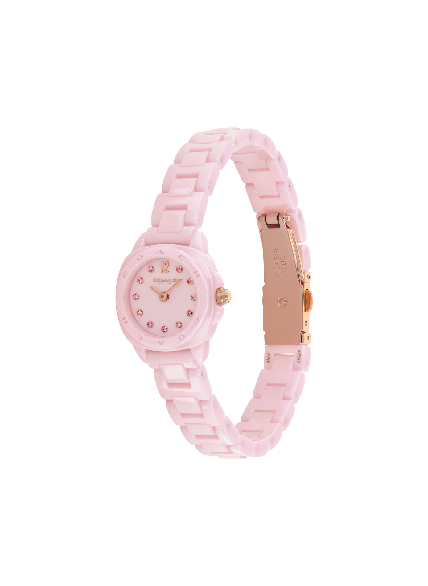 Montre quartz Kitt en céramique COACH MONTRES Rose