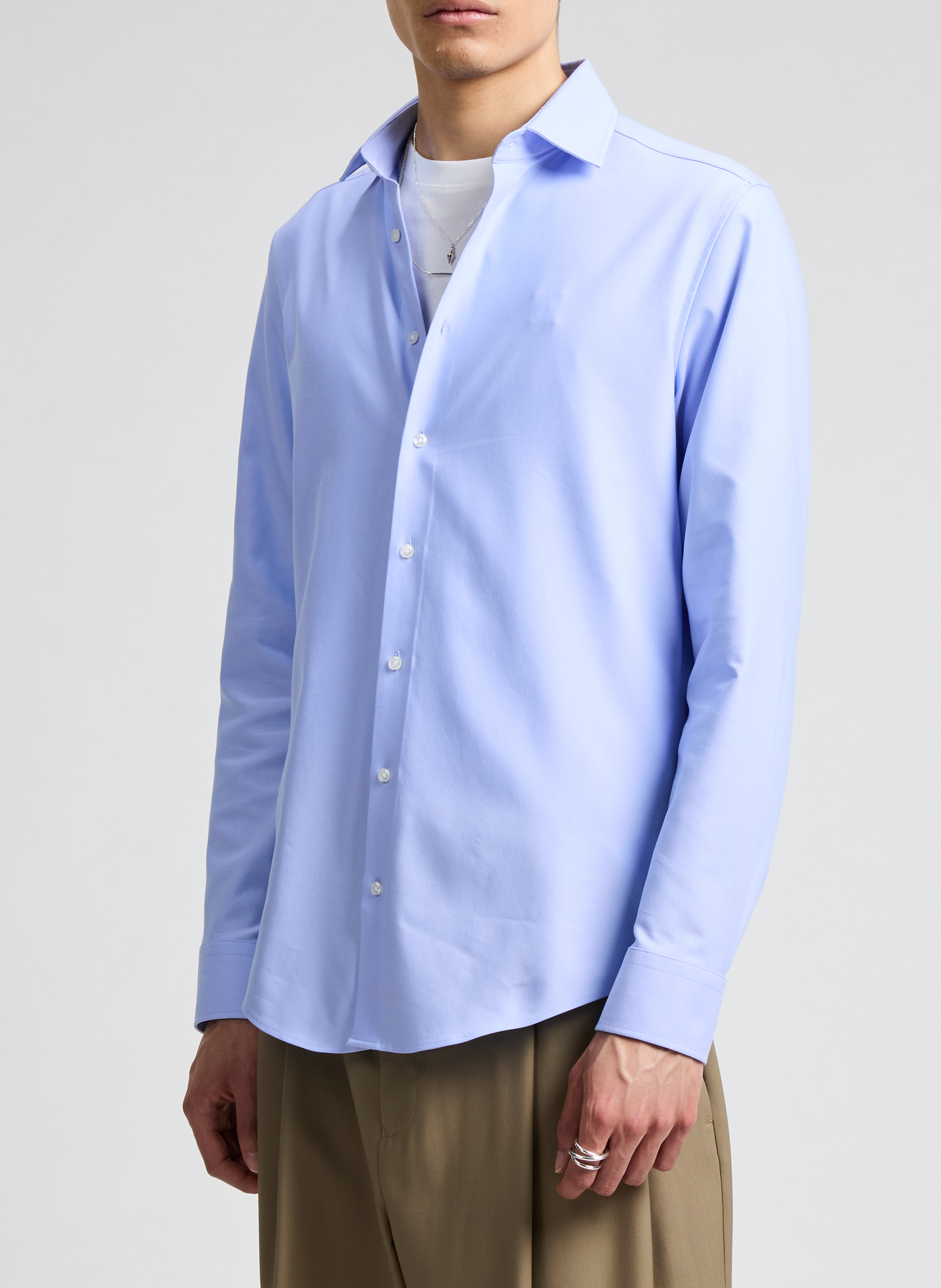 Cotton poplin shirt SEIDENSTICKER Blue