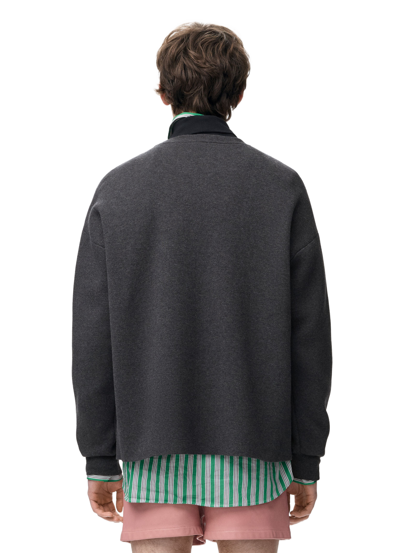 Anagram pocket sweater in blended cotton LOEWE Grey