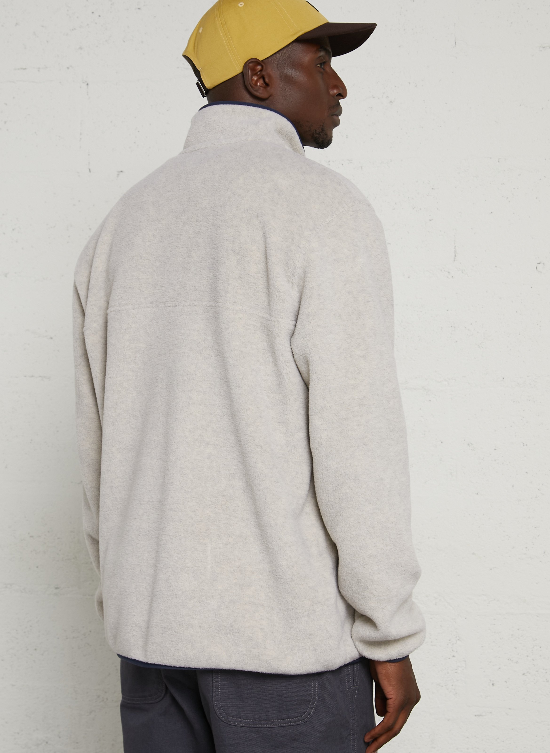 Sweat ample col montant boutonné PATAGONIA Bleu