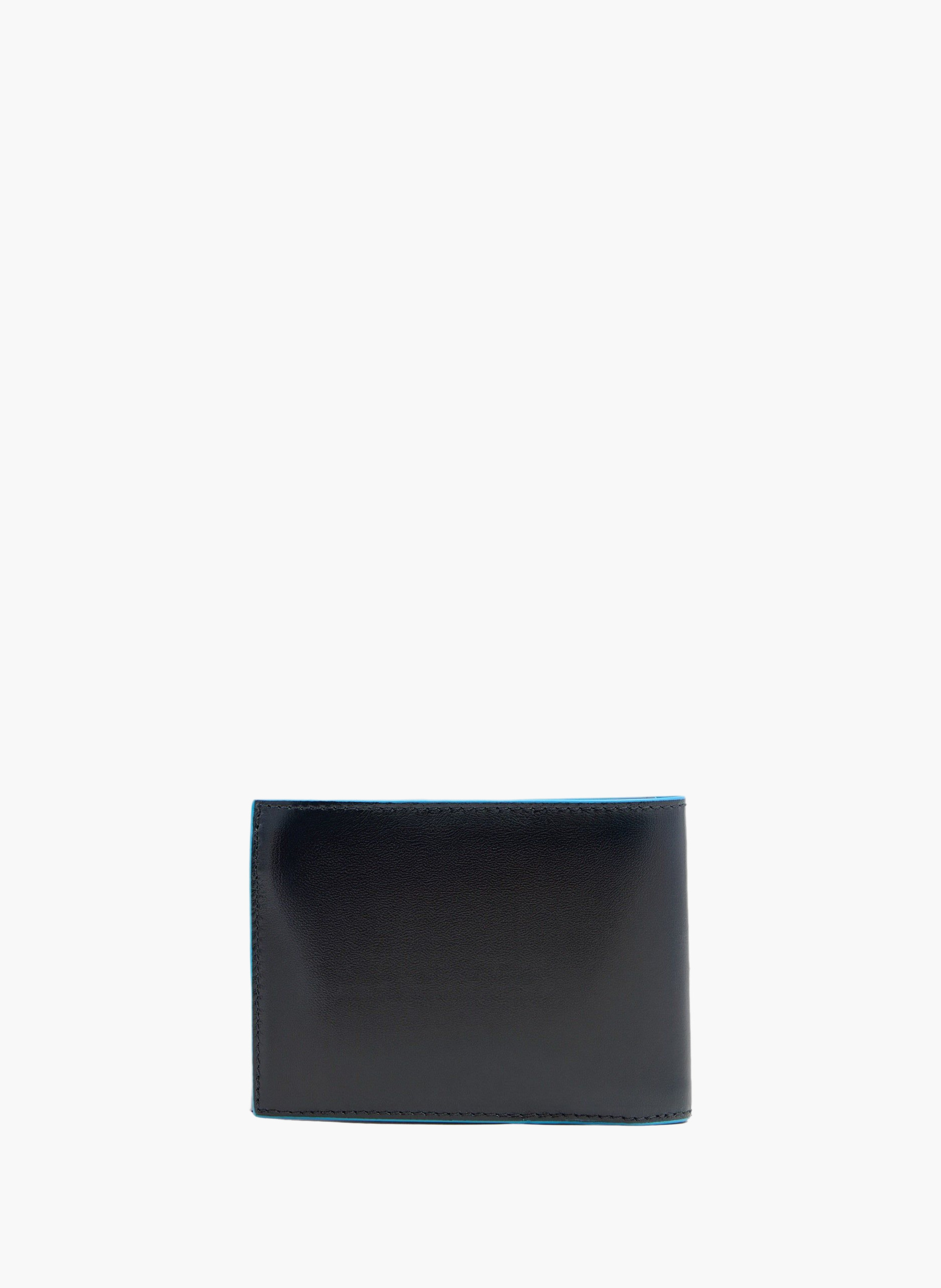 Men’s wallet with flip up id window PIQUADRO Blue