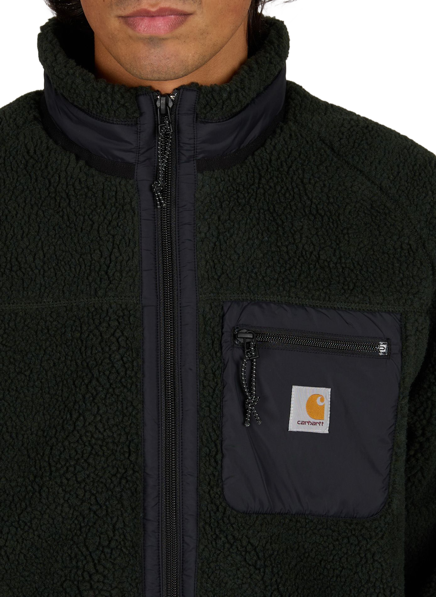 Straight stand-up collar jacket CARHARTT WIP Green