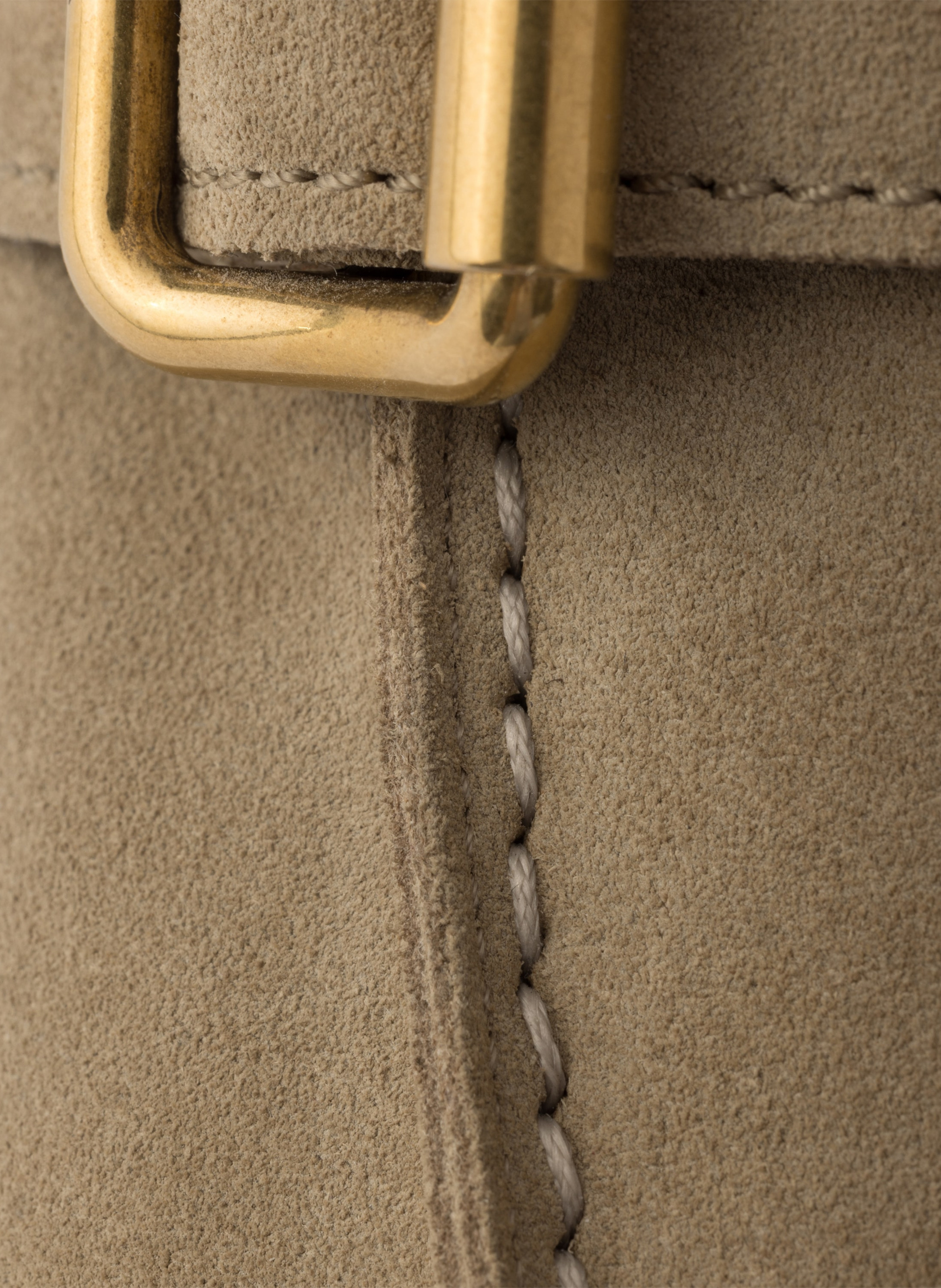 Mules en veau velours PRADA Beige