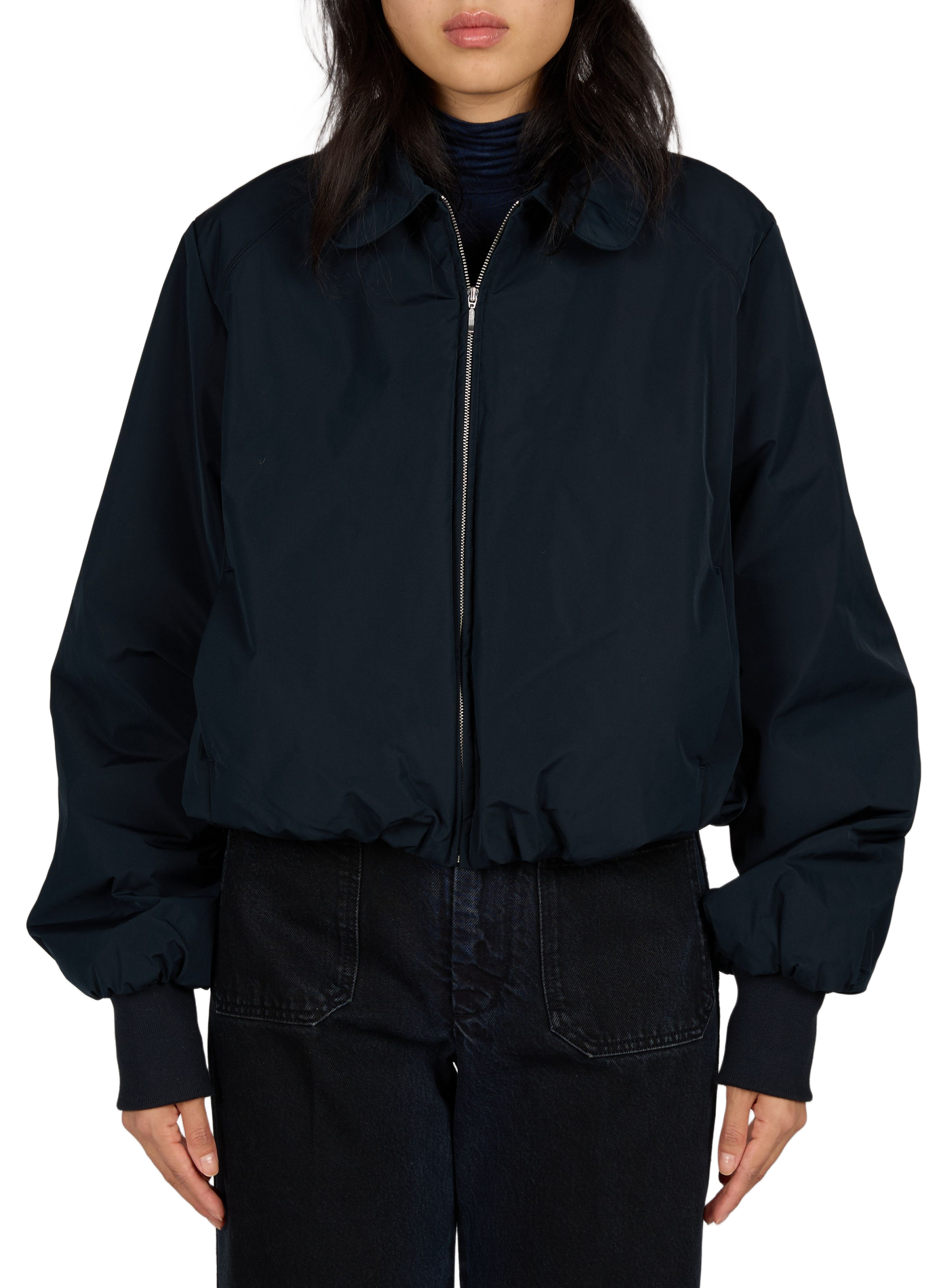 Taffeta bomber jacket A.P.C. Blue