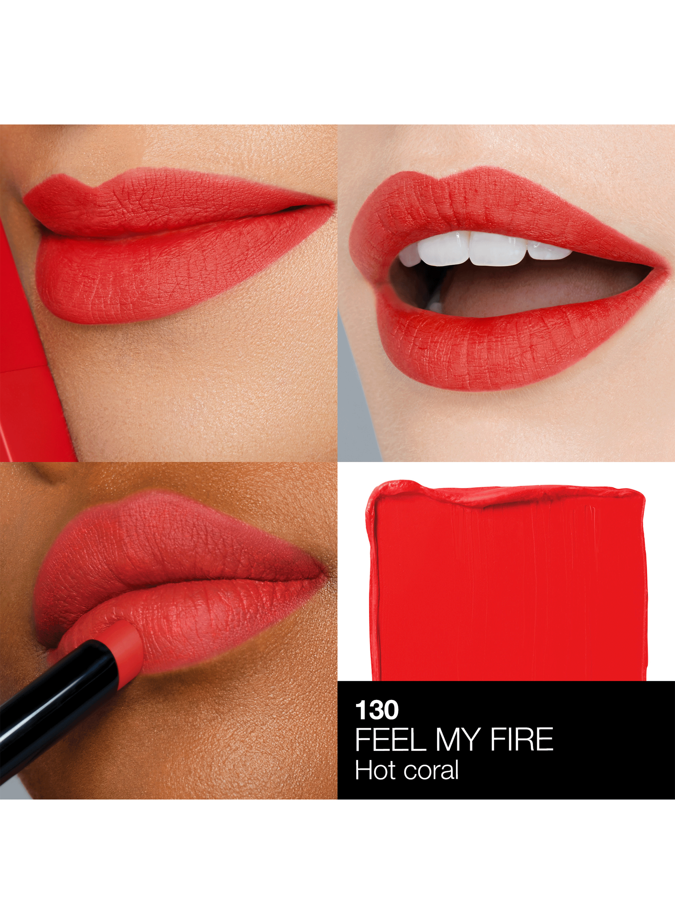 Powermatte lipstick NARS Feel my fire