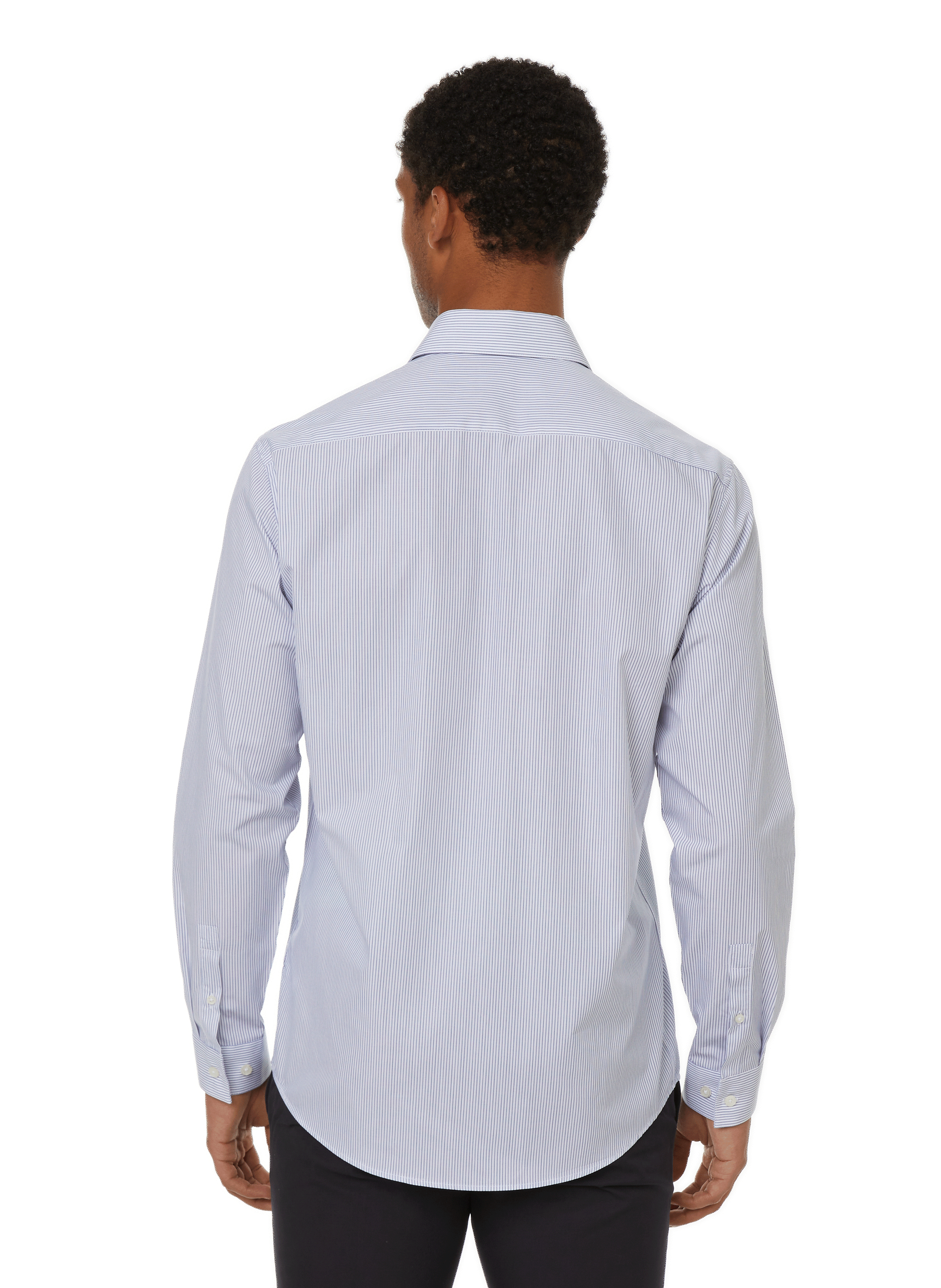 Chemise rayé en coton AU PRINTEMPS PARIS Bleu