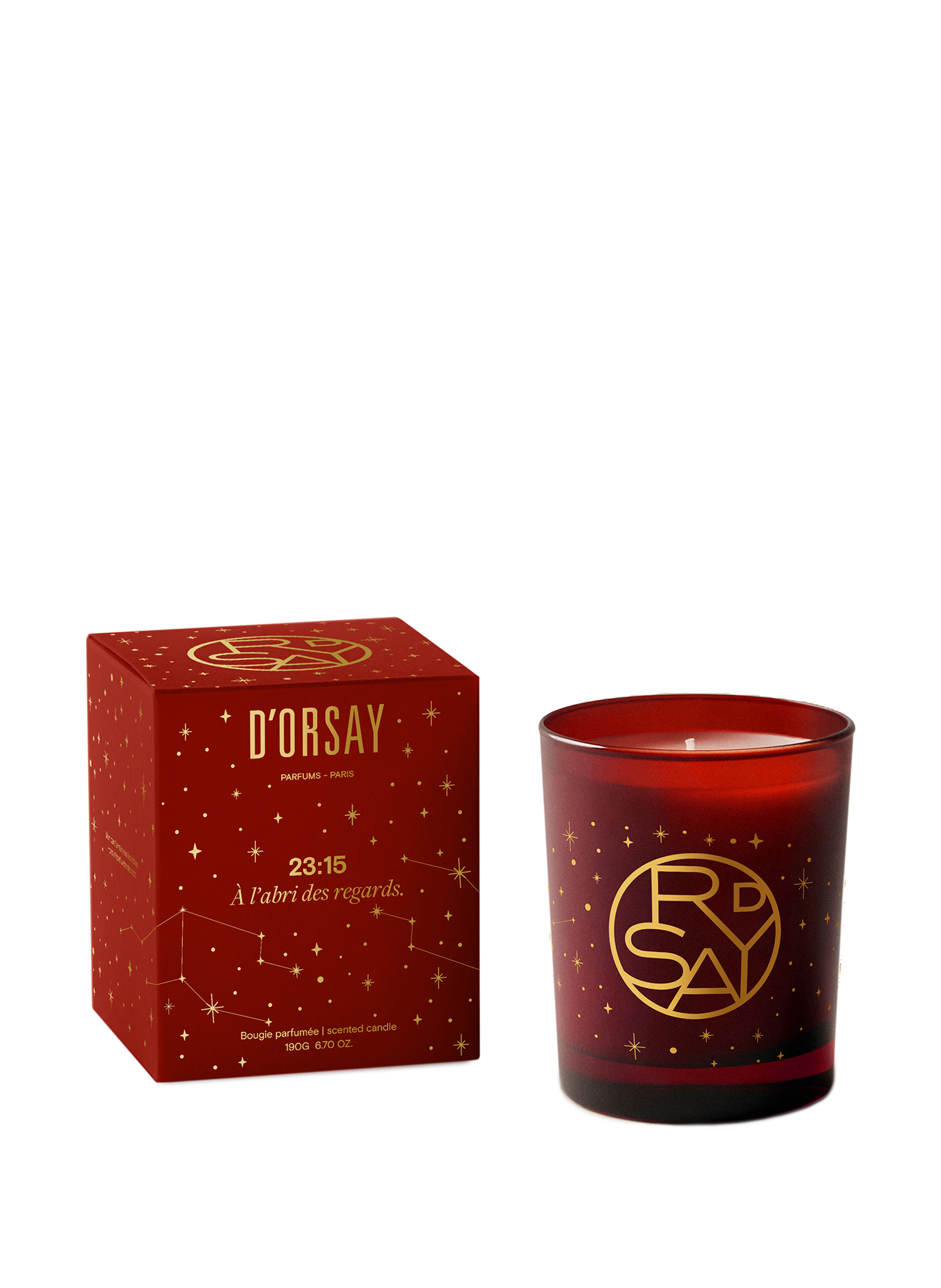 Bougie 23:15 A l'abri des regards - Edition Noël D'ORSAY No color