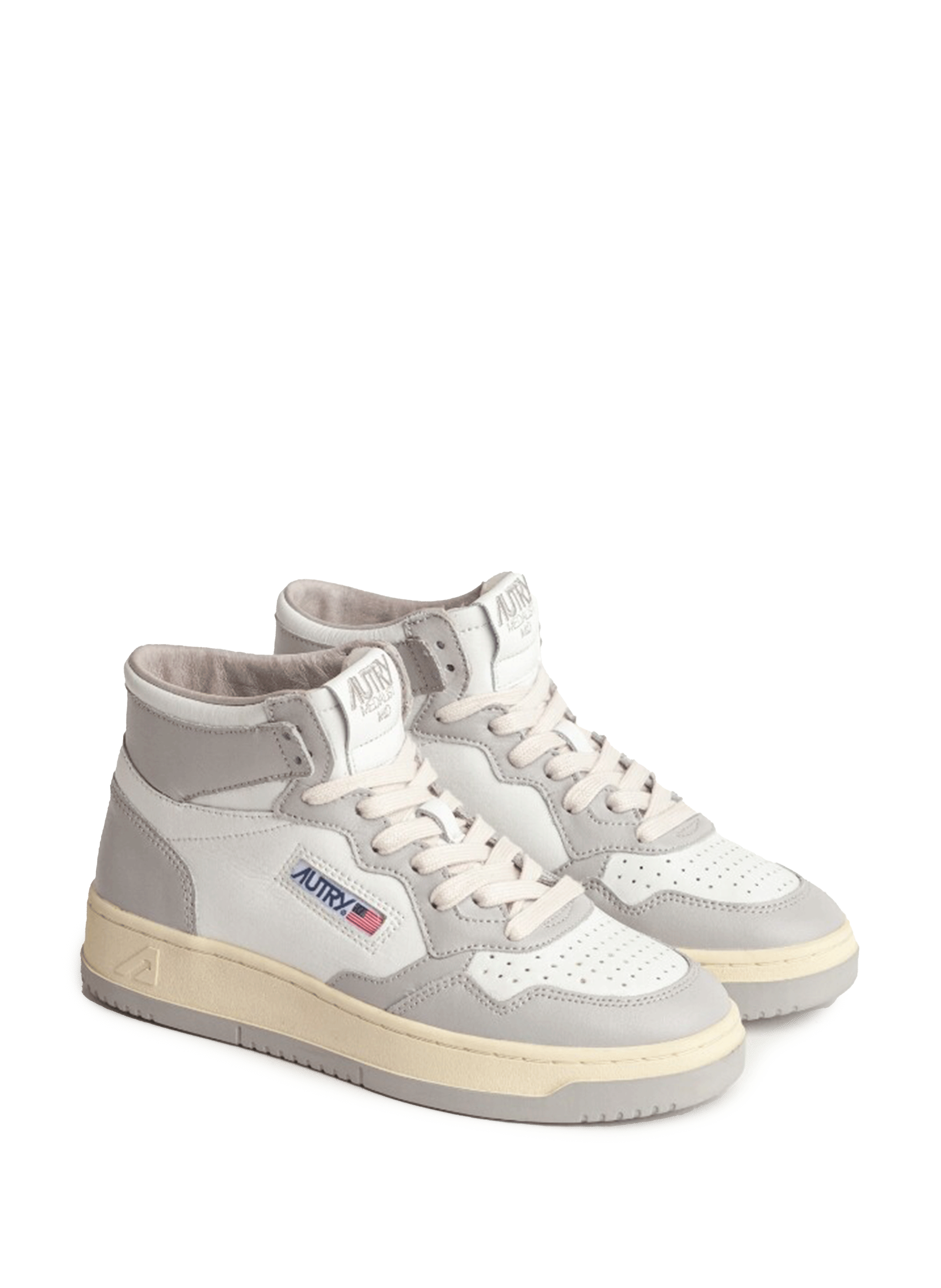 Baskets montantes en cuir