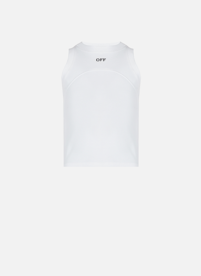 OFF-WHITE ribbed top