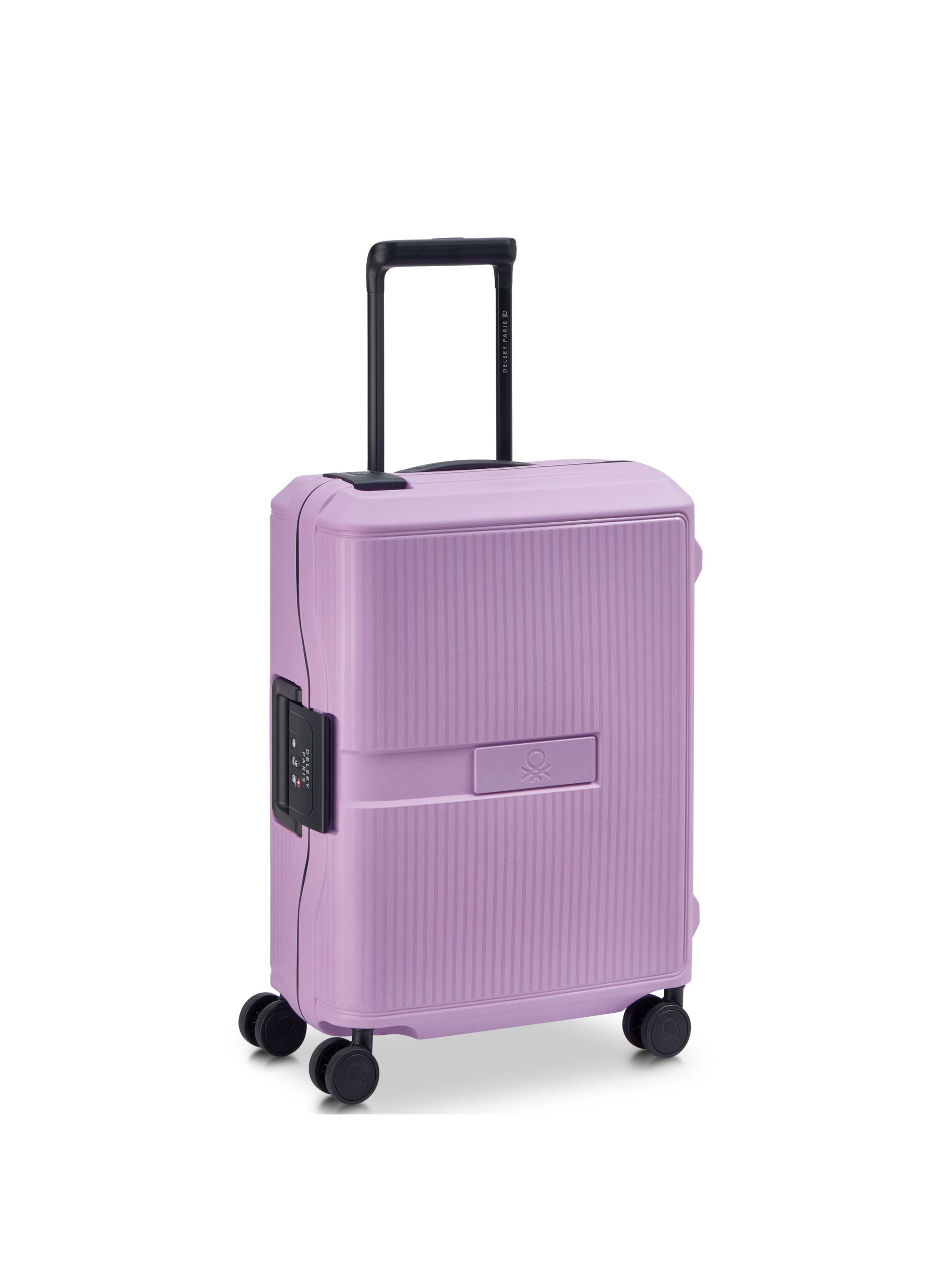 Valise cabine rigide taille s - color block hardside DELSEY PARIS Violet