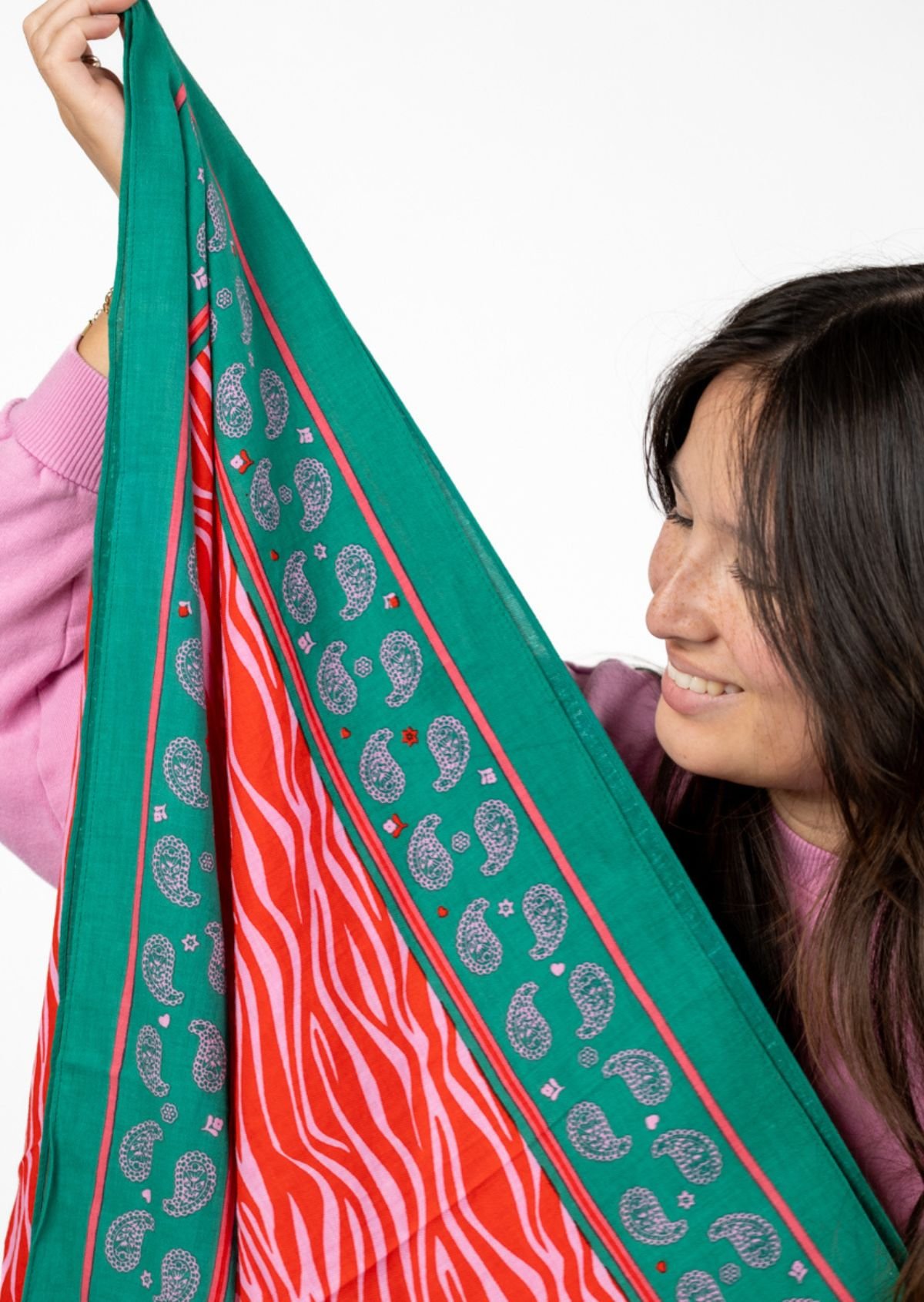 Foulard en coton biologique BILLYBELT Rouge