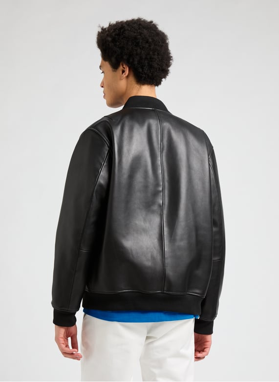 Blouson Fox en cuir | Noir by SAISON 1865 Blouson Fox en cuir Noir